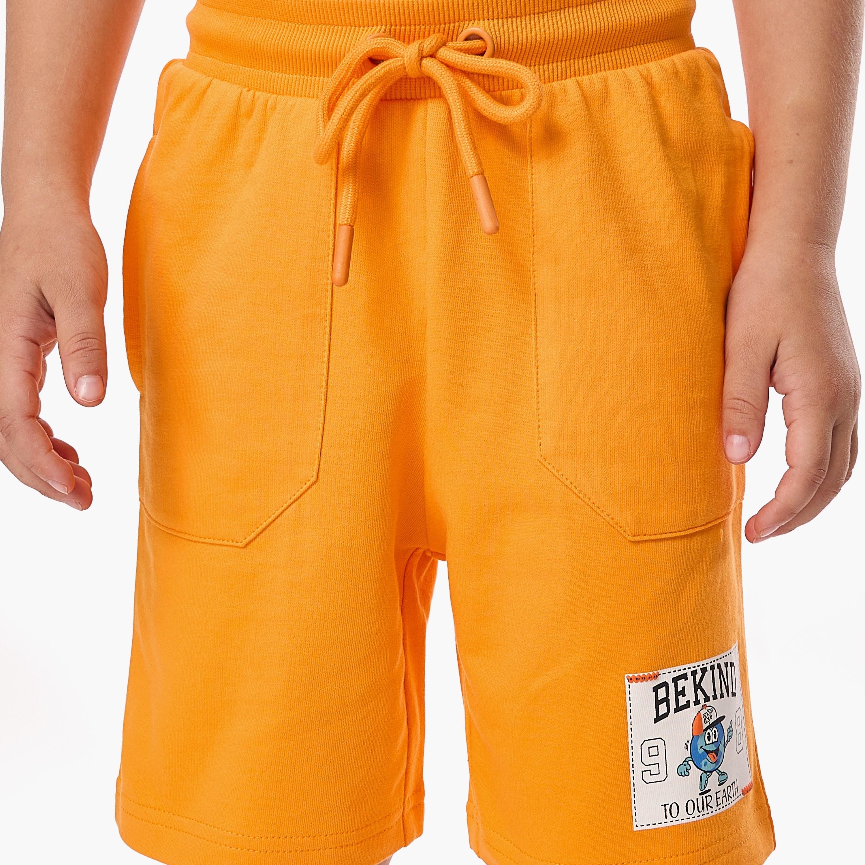 Victor and Jane 2-Piece Printed Short Sleeves T-Shirt with Shorts-boys-clothing-setsandcoords-image-7
