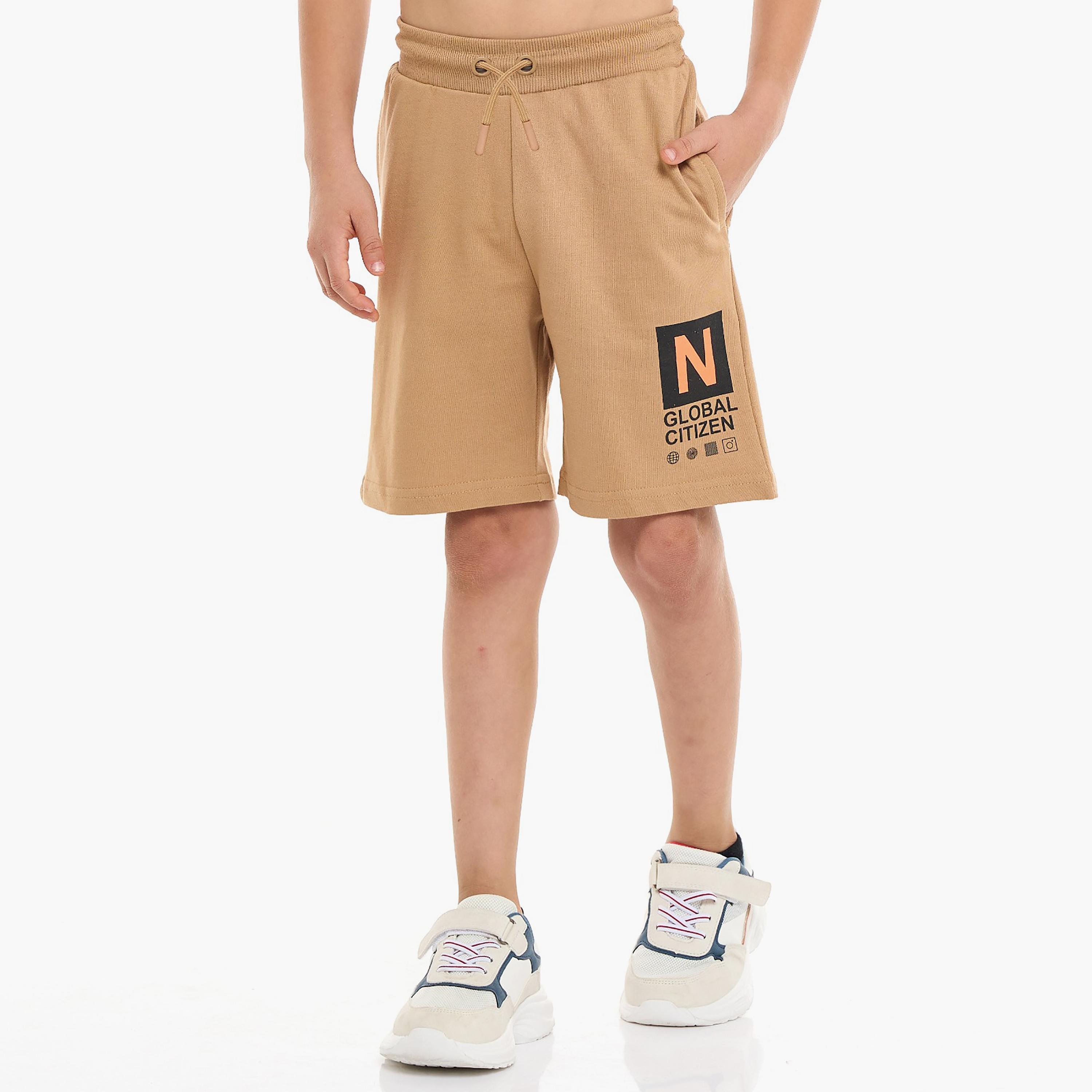 Victor and Jane 2-Piece Printed Short Sleeves T-Shirt with Shorts-boys-clothing-setsandcoords-image-6