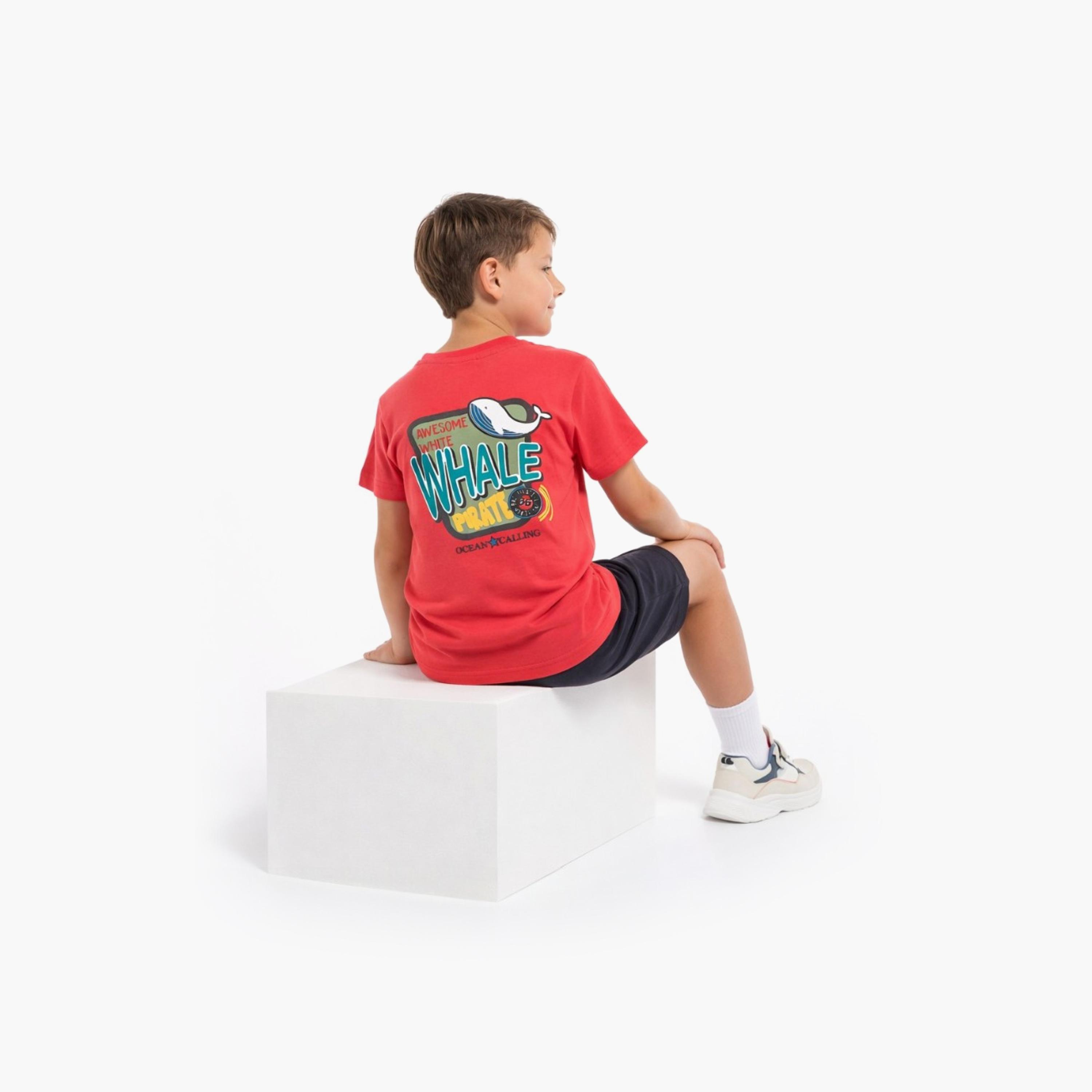 تي شيرت مطبوع بأكمام قصيرة مع شورت من قطعتين من فيكتور اند جين-boys-clothing-setsandcoords-image-4