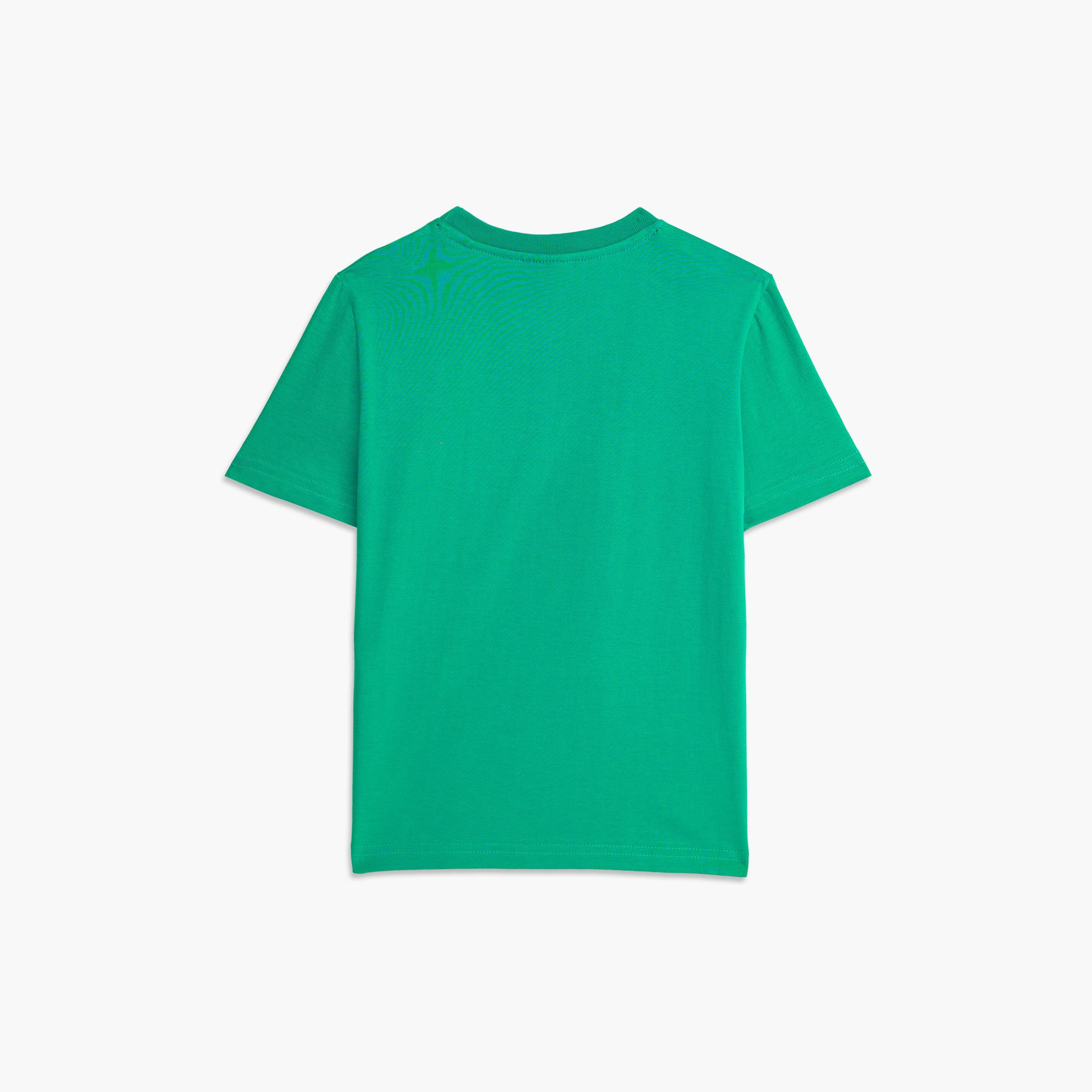 Victor and Jane 2-Piece Printed Short Sleeves T-Shirt with Shorts-boys-clothing-setsandcoords-image-3