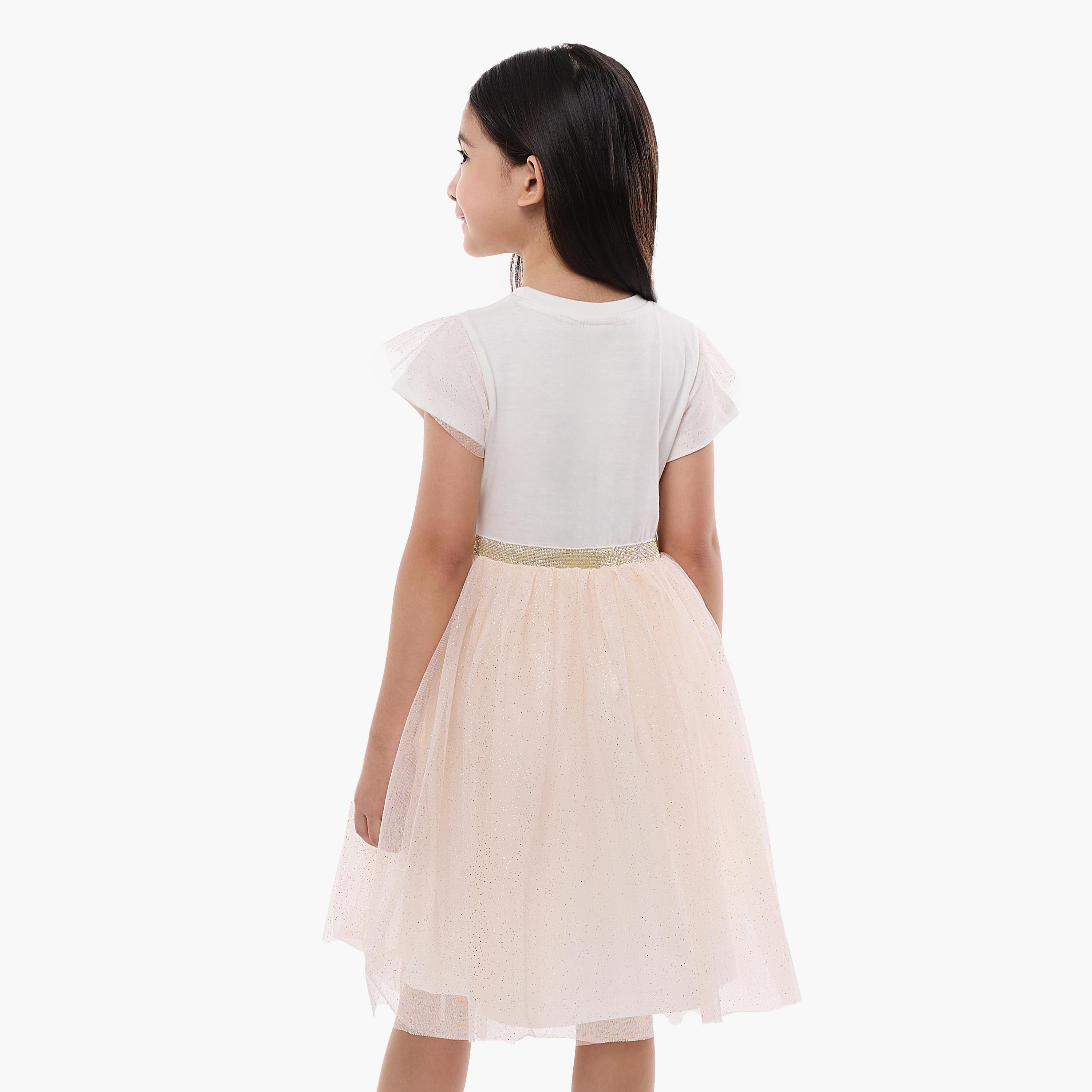 Victor and Jane Printed Short Sleeves Dress-girls-clothing-dressesandjumpsuits-image-2