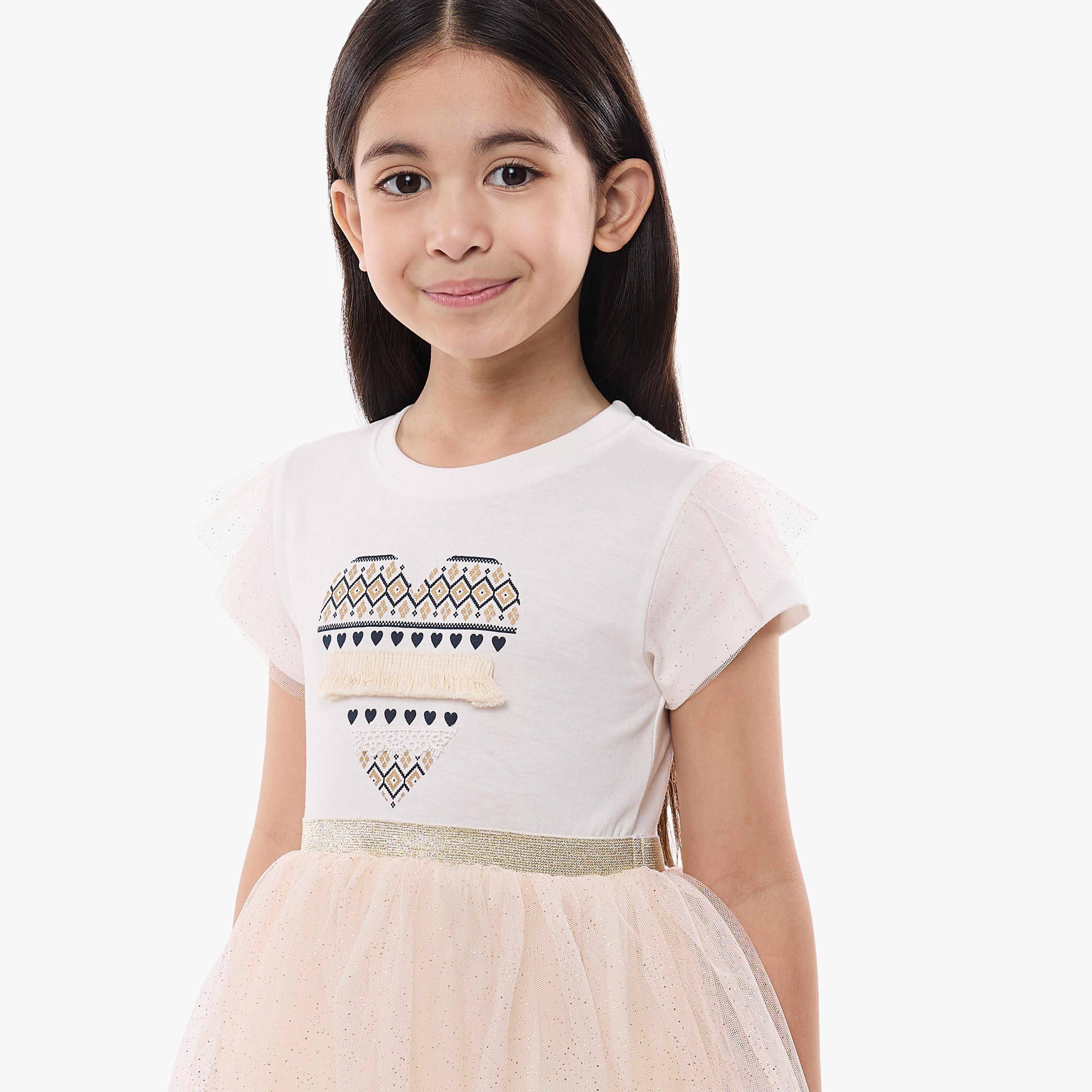 Victor and Jane Printed Short Sleeves Dress-girls-clothing-dressesandjumpsuits-image-3