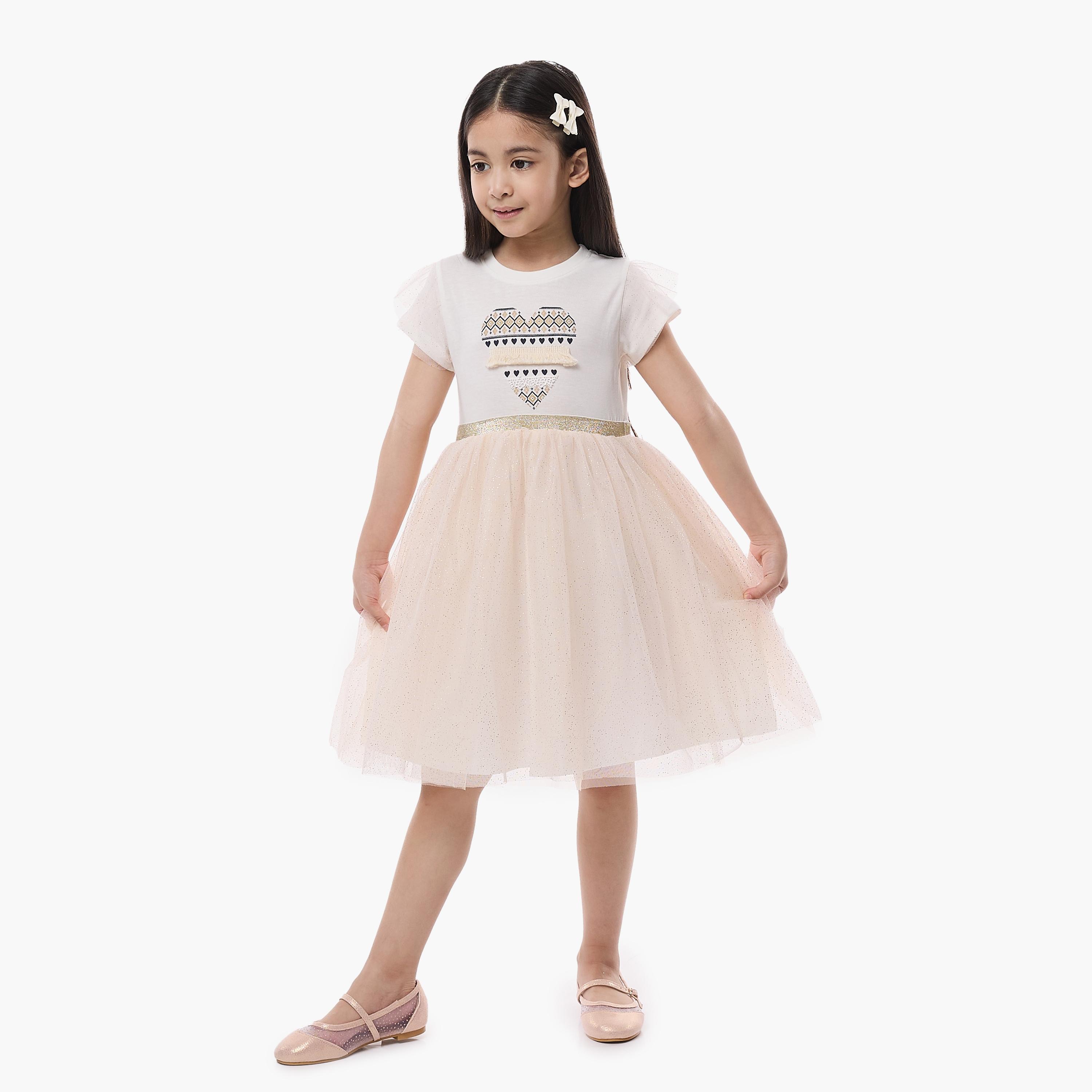 Victor and Jane Printed Short Sleeves Dress-girls-clothing-dressesandjumpsuits-image-4
