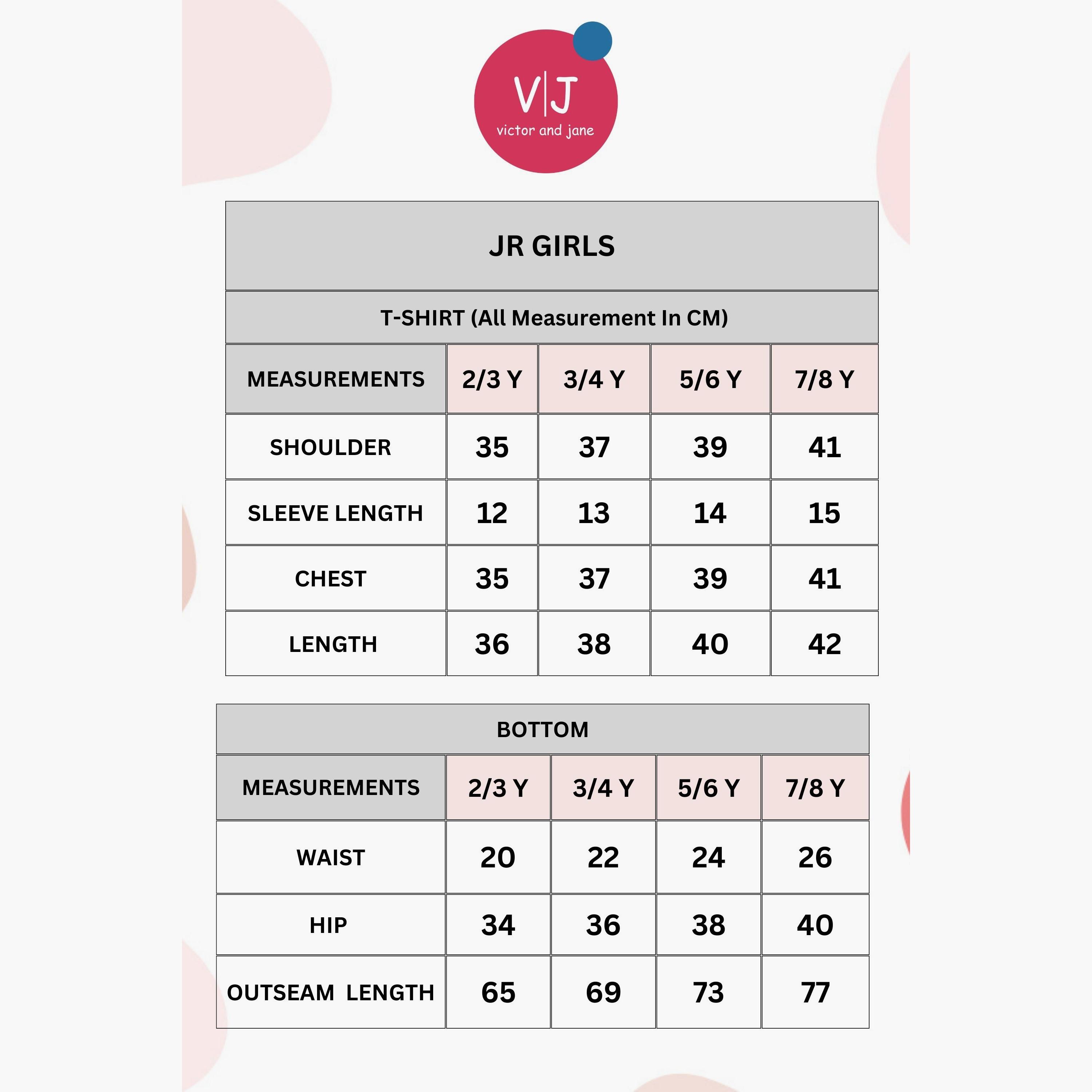 تي شيرت مطبوع بأكمام قصيرة مع بنطلون من قطعتين من فيكتور اند جين-girls-clothing-setsandcoords-image-6