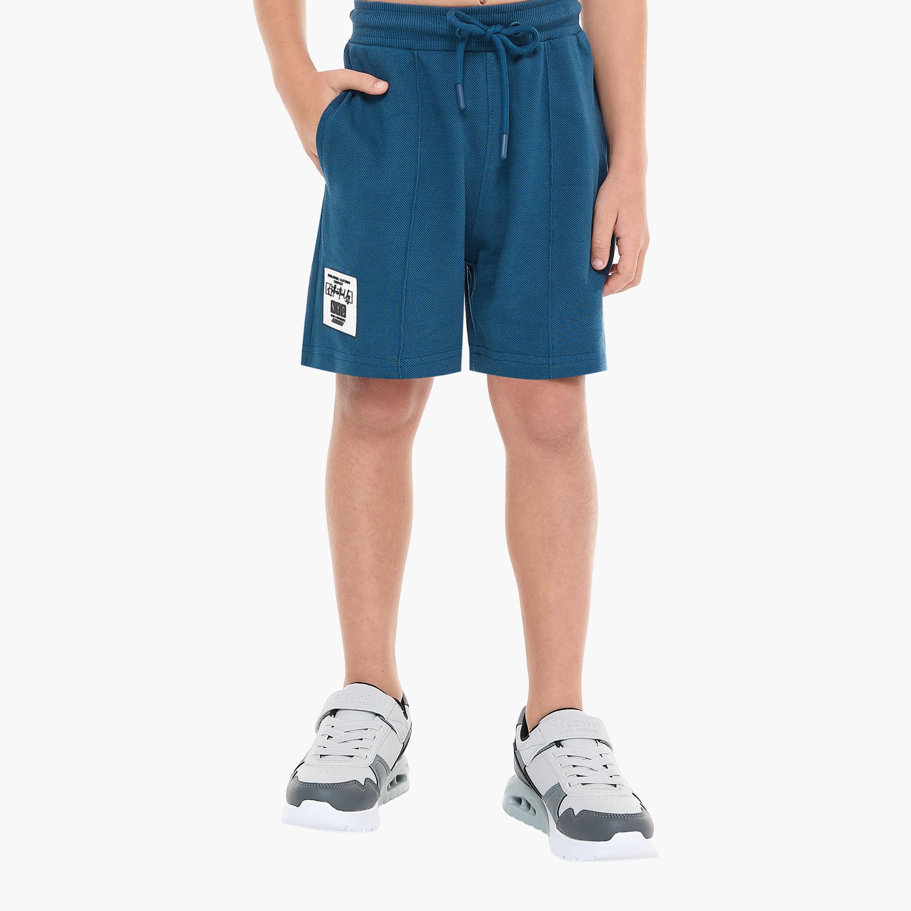 Victor and Jane 2-Piece Solid Short Sleeves T-Shirt with Shorts-baby-boys-clothing-setsandcoords-image-5