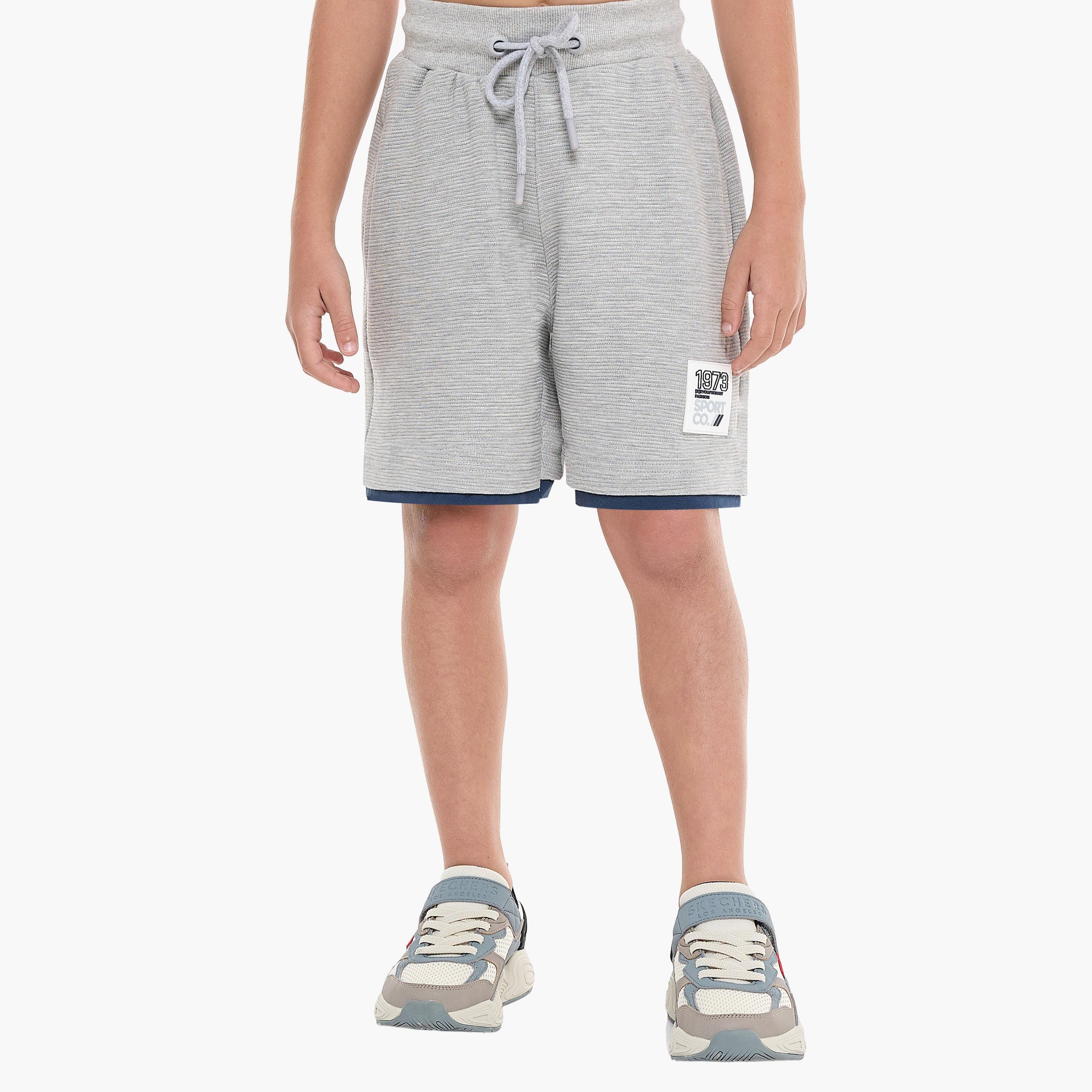 Victor and Jane 2-Piece Solid Short Sleeves T-Shirt with Shorts-baby-boys-clothing-setsandcoords-image-5