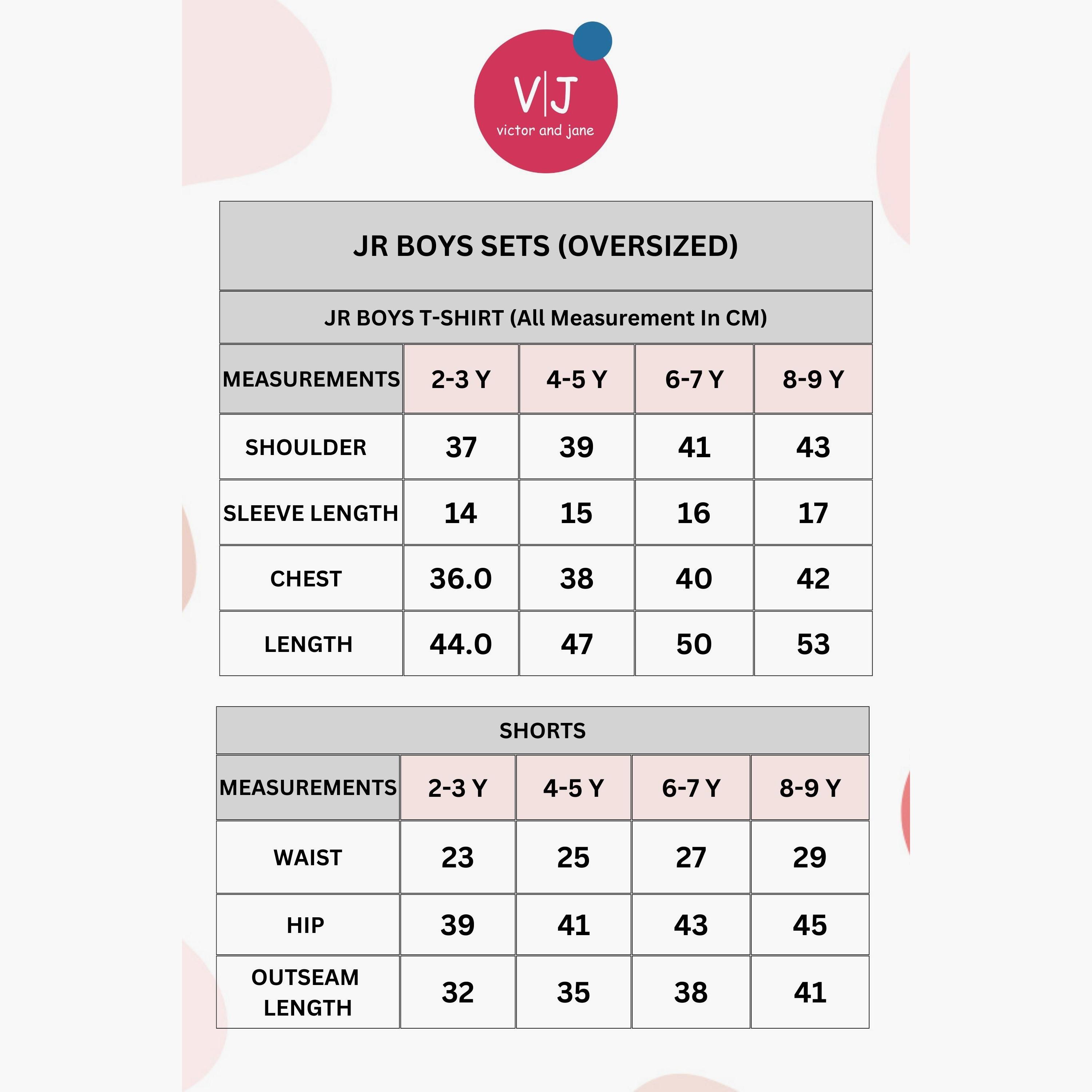 تي شيرت سادة بأكمام قصيرة مع شورت من قطعتين من فيكتور اند جين-boys-clothing-setsandcoords-image-6