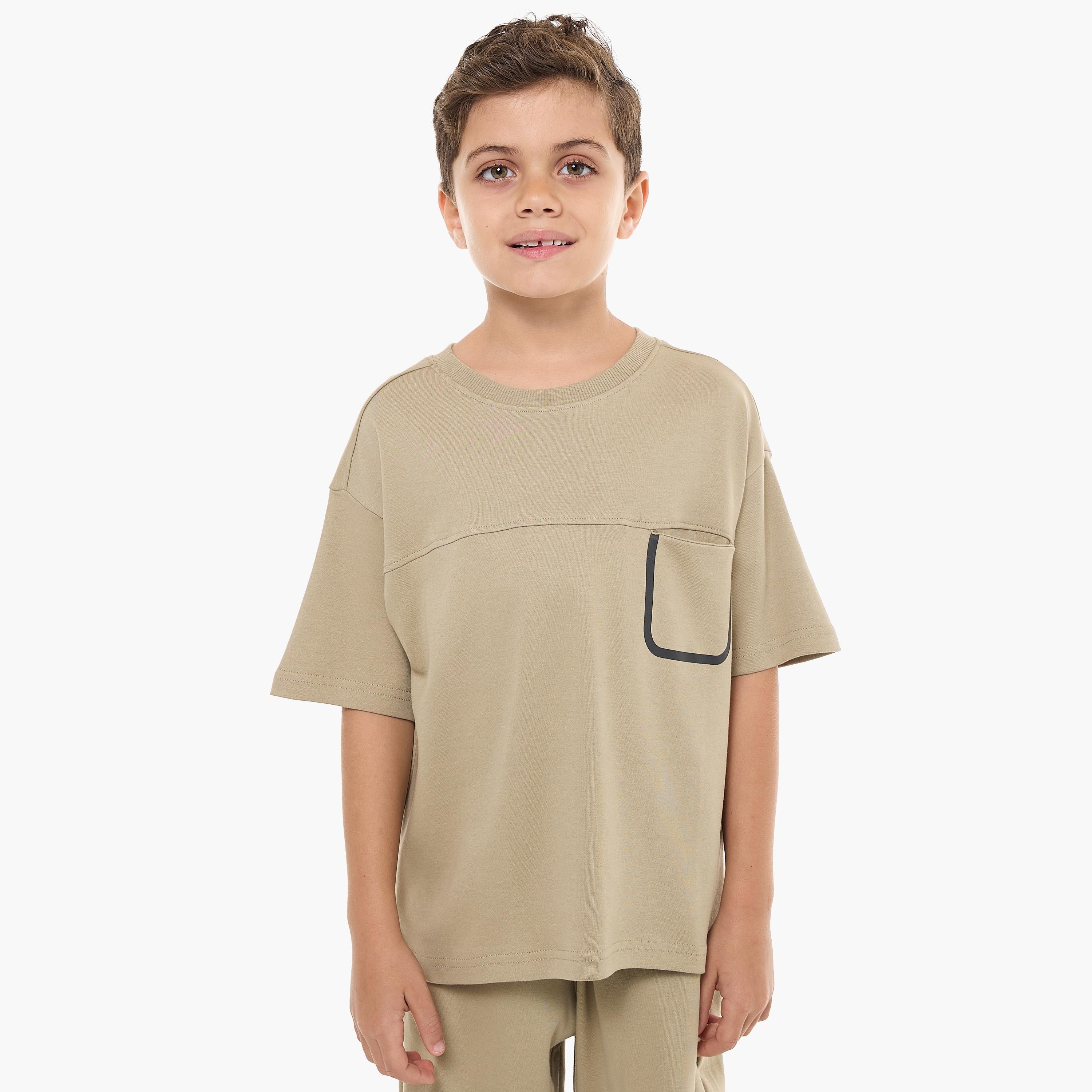 Victor and Jane 2-Piece Printed Short Sleeves T-Shirt with Shorts-baby-boys-clothing-setsandcoords-image-3