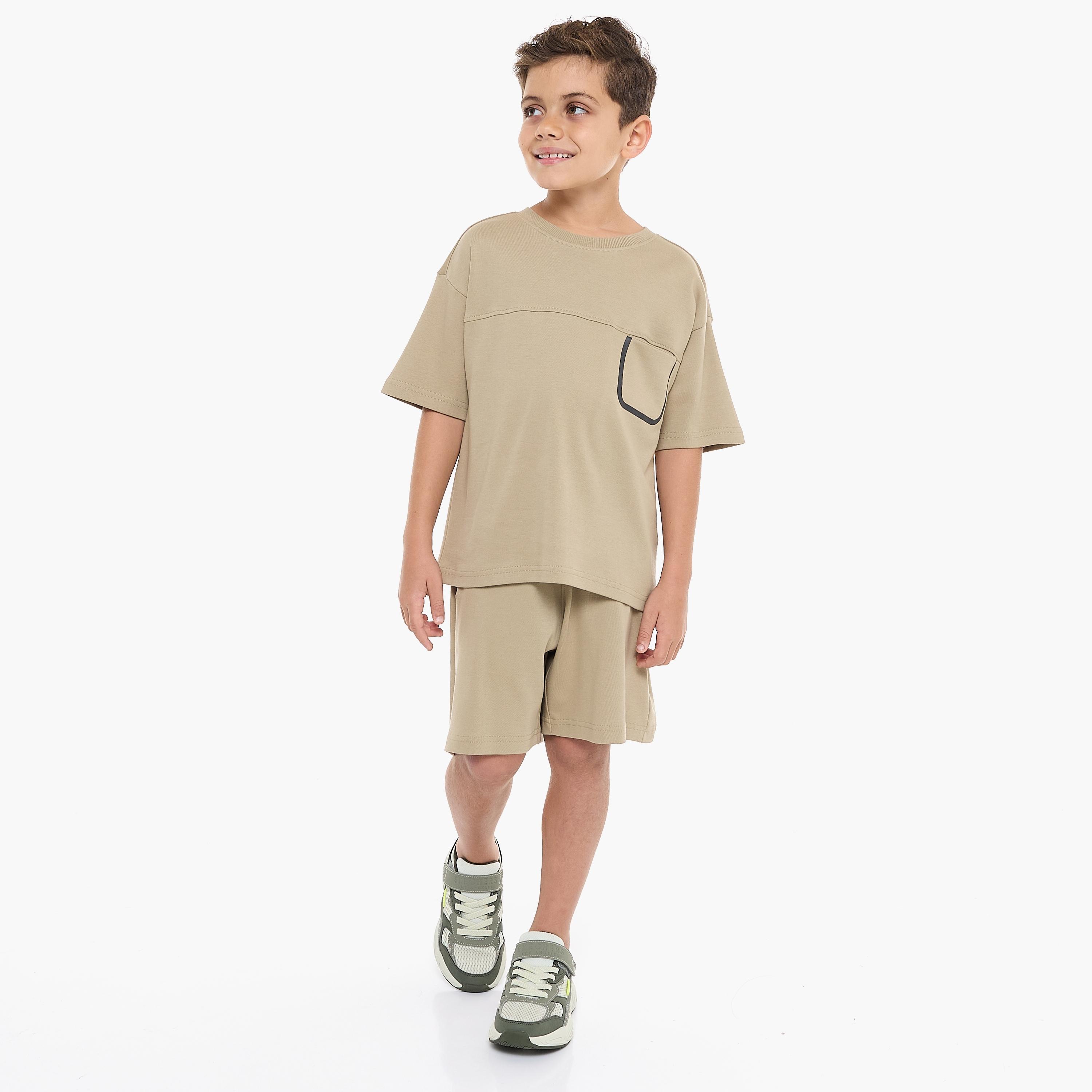 Victor and Jane 2-Piece Printed Short Sleeves T-Shirt with Shorts-baby-boys-clothing-setsandcoords-image-6