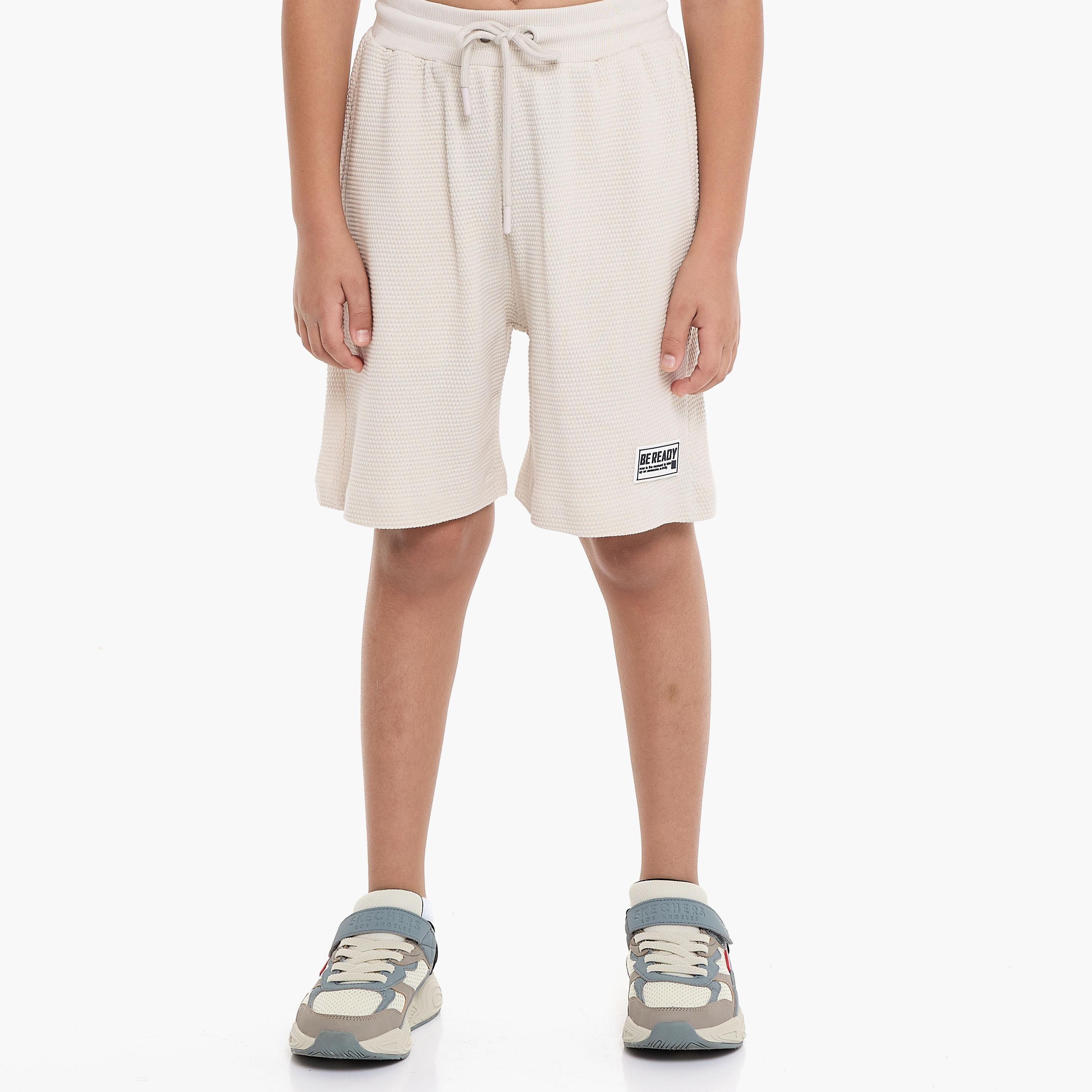 Victor and Jane 2-Piece Solid Short Sleeves T-Shirt with Shorts-boys-clothing-setsandcoords-image-4
