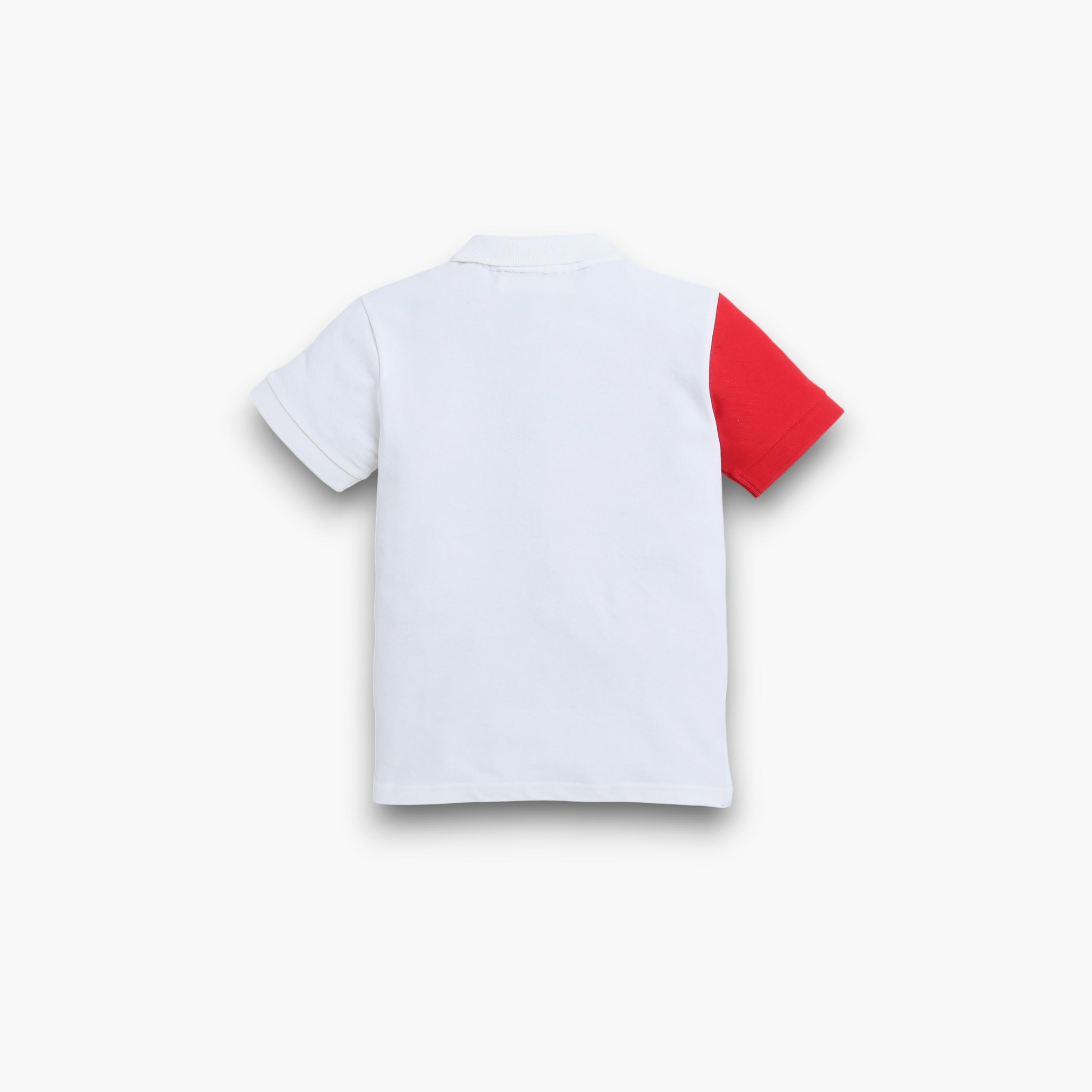 تي شيرت بولو بأكمام قصيرة وملون من فيكتور اند جين-boys-clothing-tshirtsandpolos-image-2