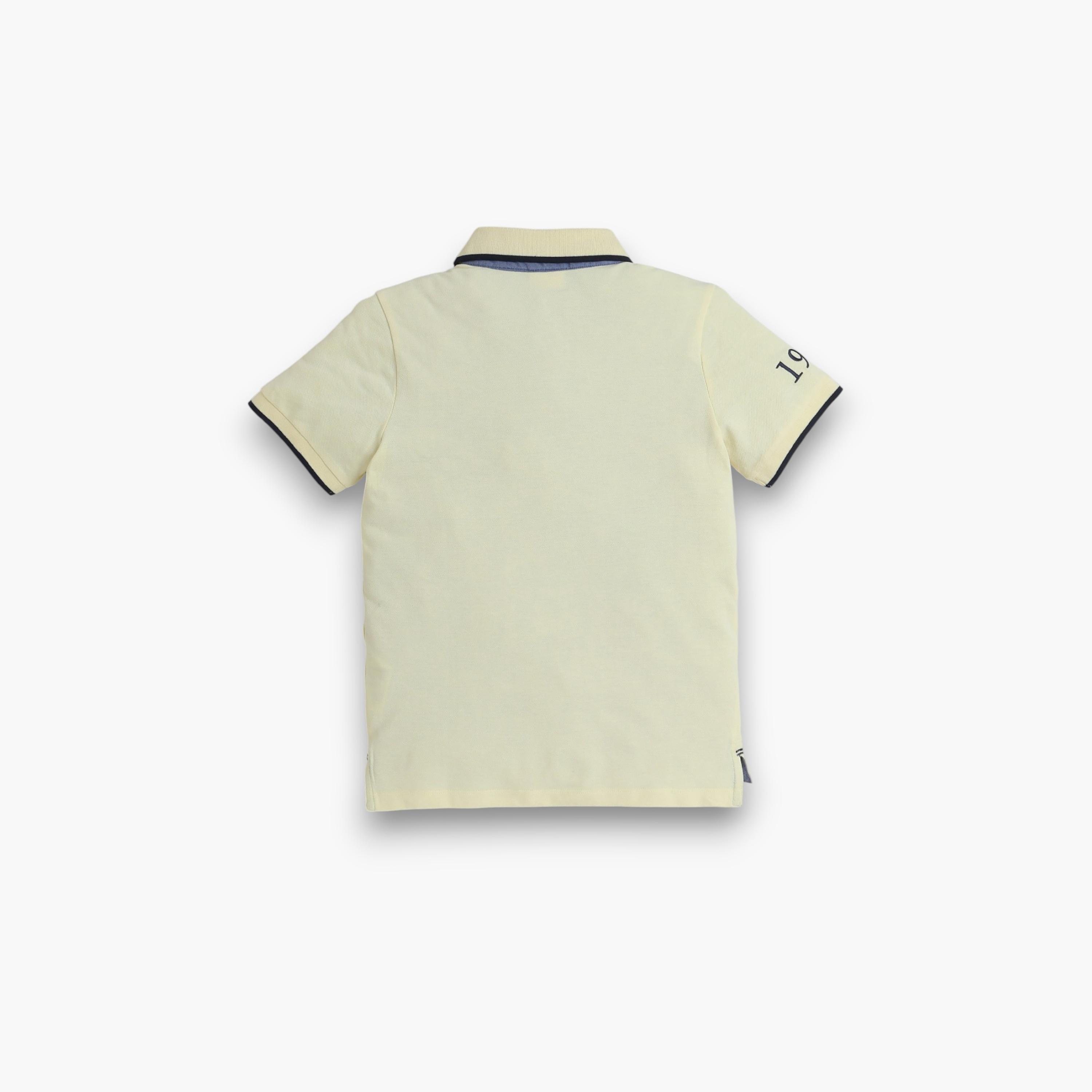 تي شيرت بولو بأكمام قصيرة مطرز من فيكتور اند جين-boys-clothing-tshirtsandpolos-image-2