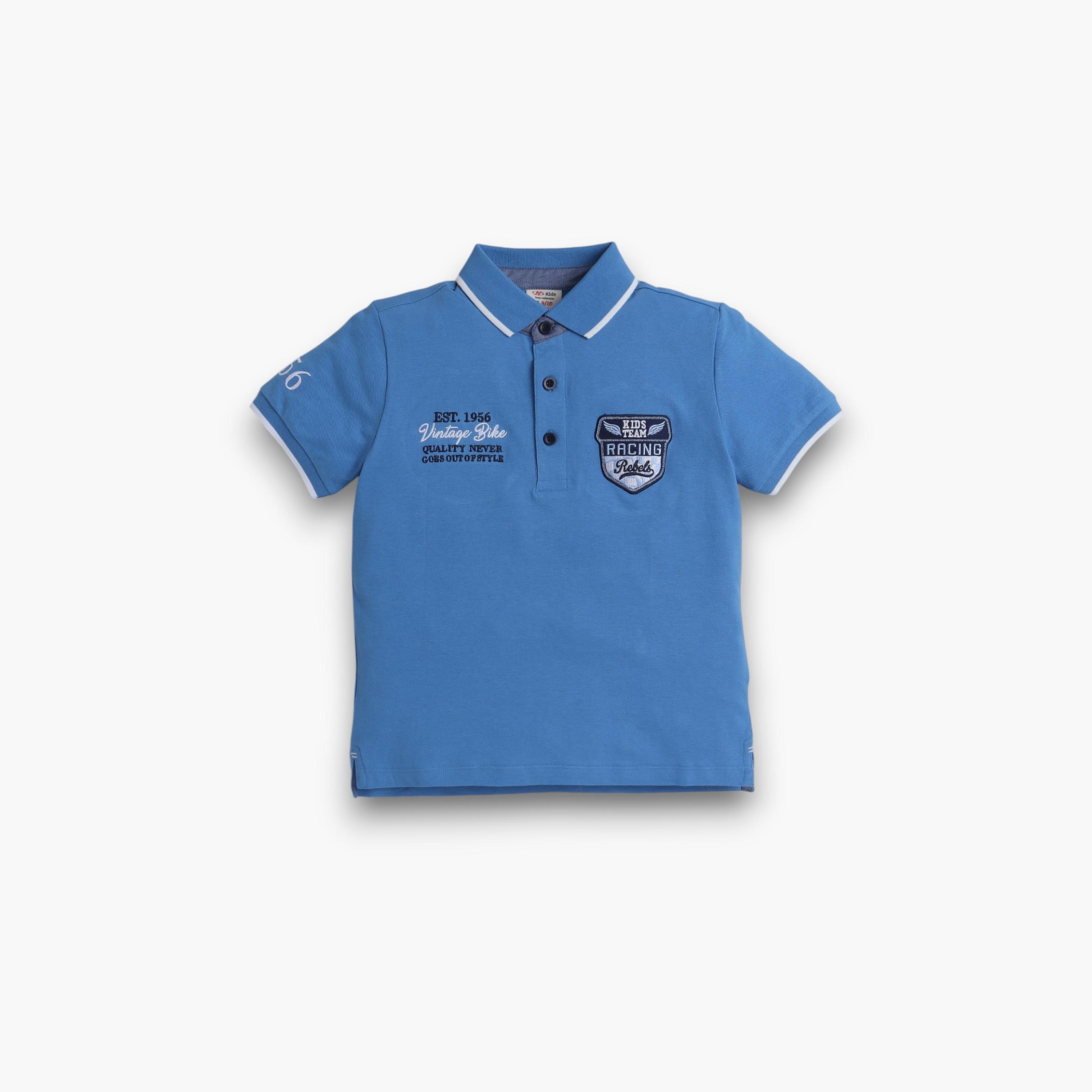 Victor and Jane Embroidered Short Sleeves Polo T-Shirt-boys-clothing-tshirtsandpolos-image-1
