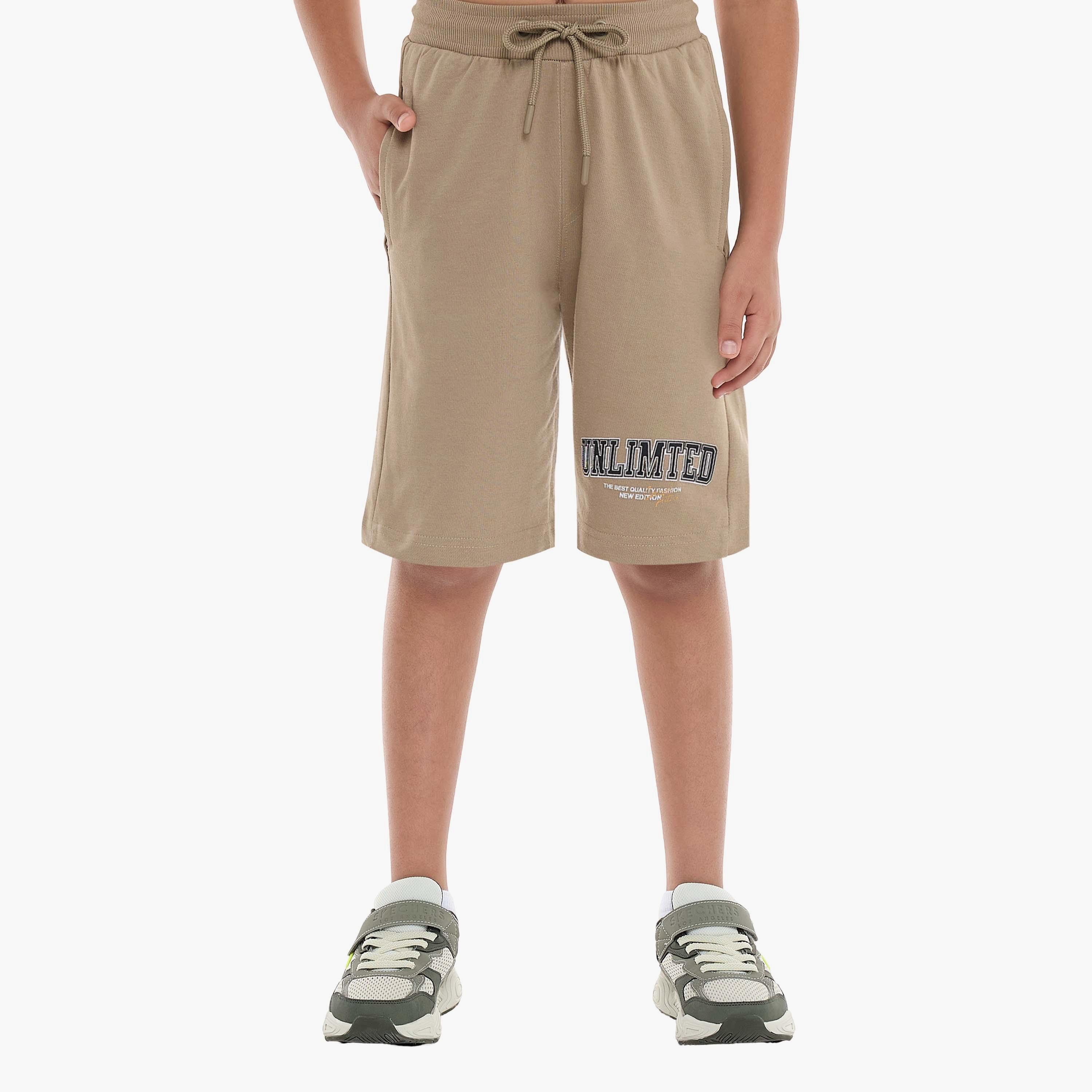 Victor and Jane 2-Piece Printed Short Sleeves T-Shirt with Shorts-boys-clothing-setsandcoords-image-4