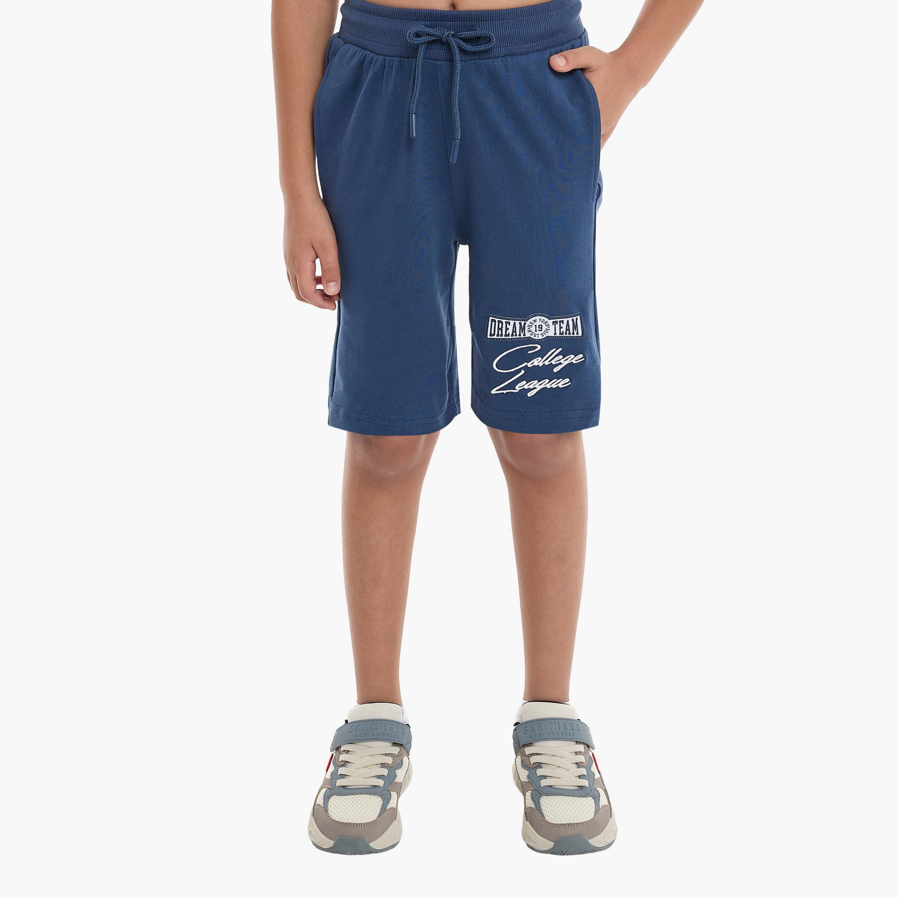 Victor and Jane 2-Piece Printed Short Sleeves T-Shirt with Shorts-boys-clothing-setsandcoords-image-4