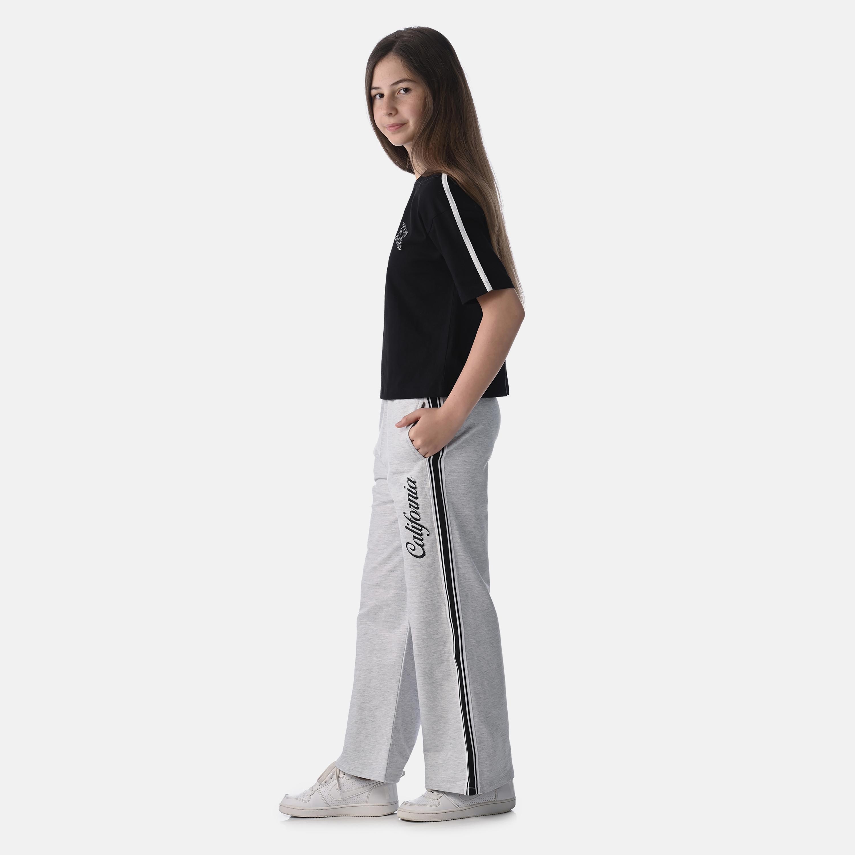 Victor and Jane 2-Piece Printed Short Sleeves T-Shirt with Pants-girls-clothing-setsandcoords-image-2