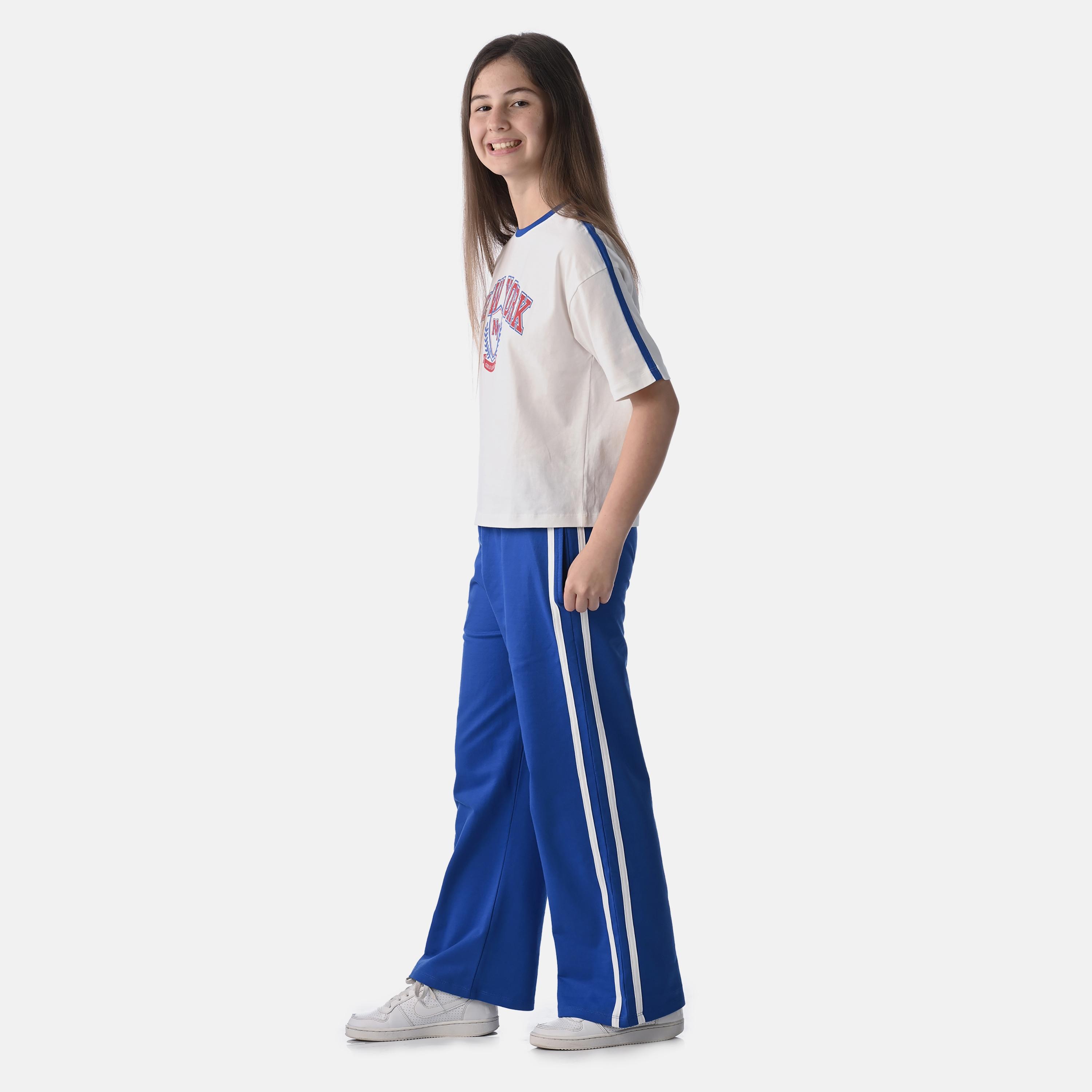 Victor and Jane 2-Piece Printed Short Sleeves T-Shirt with Pants-girls-clothing-setsandcoords-image-3