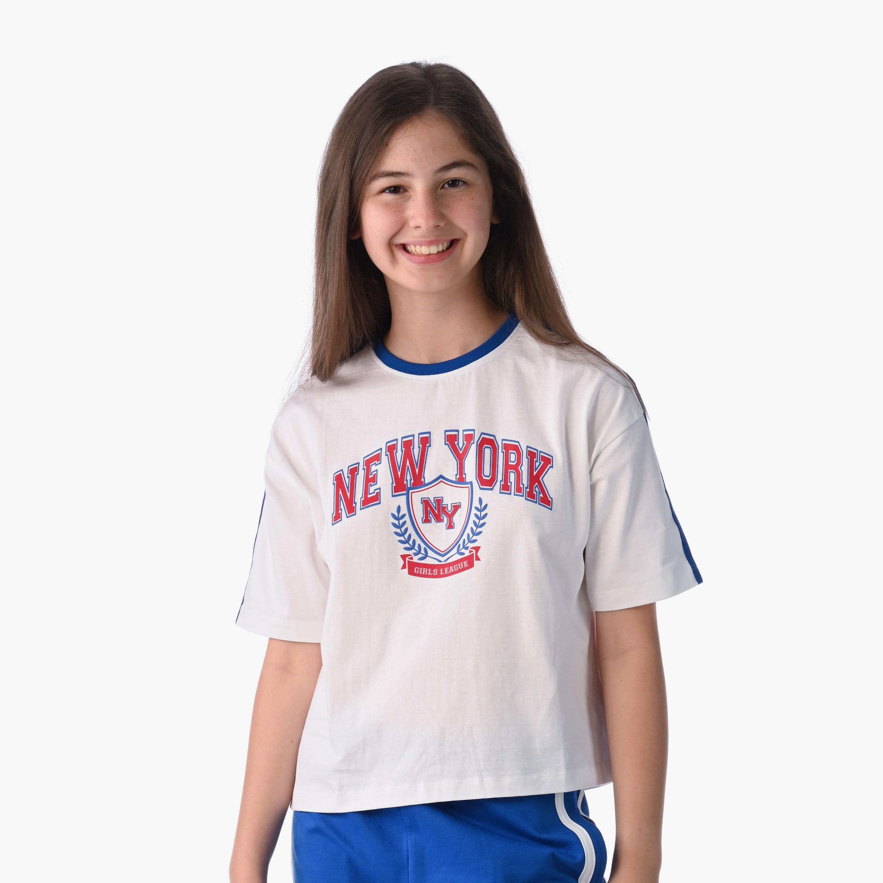 Victor and Jane 2-Piece Printed Short Sleeves T-Shirt with Pants-girls-clothing-setsandcoords-image-6