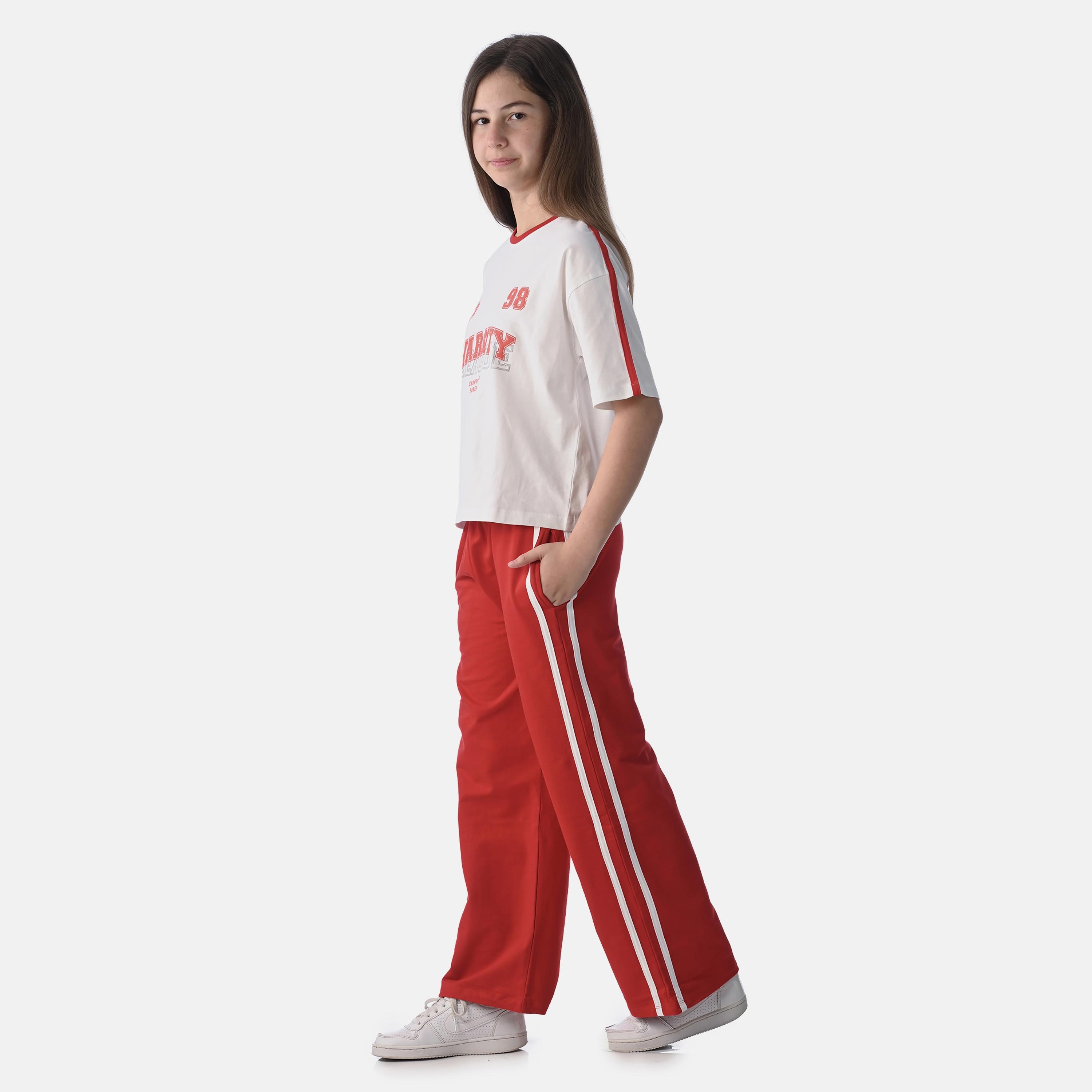 Victor and Jane 2-Piece Printed Short Sleeves T-Shirt with Pants-girls-clothing-setsandcoords-image-2
