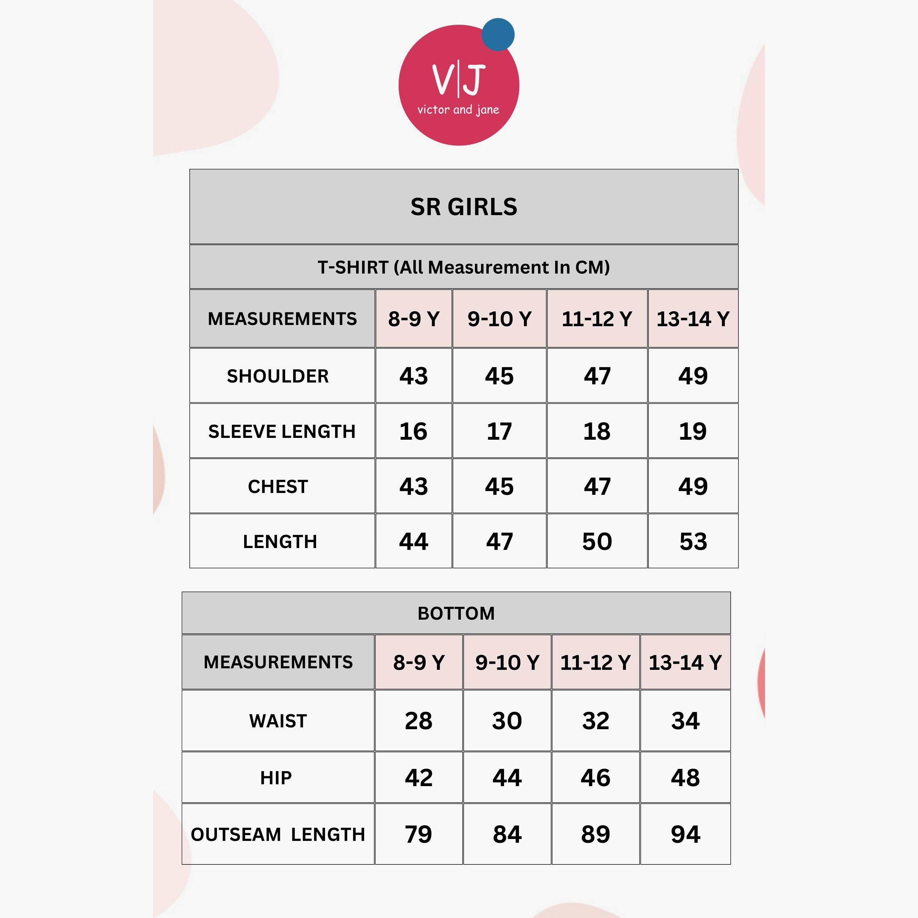 تي شيرت مطبوع بأكمام قصيرة مع بنطلون من قطعتين من فيكتور اند جين-girls-clothing-setsandcoords-image-6