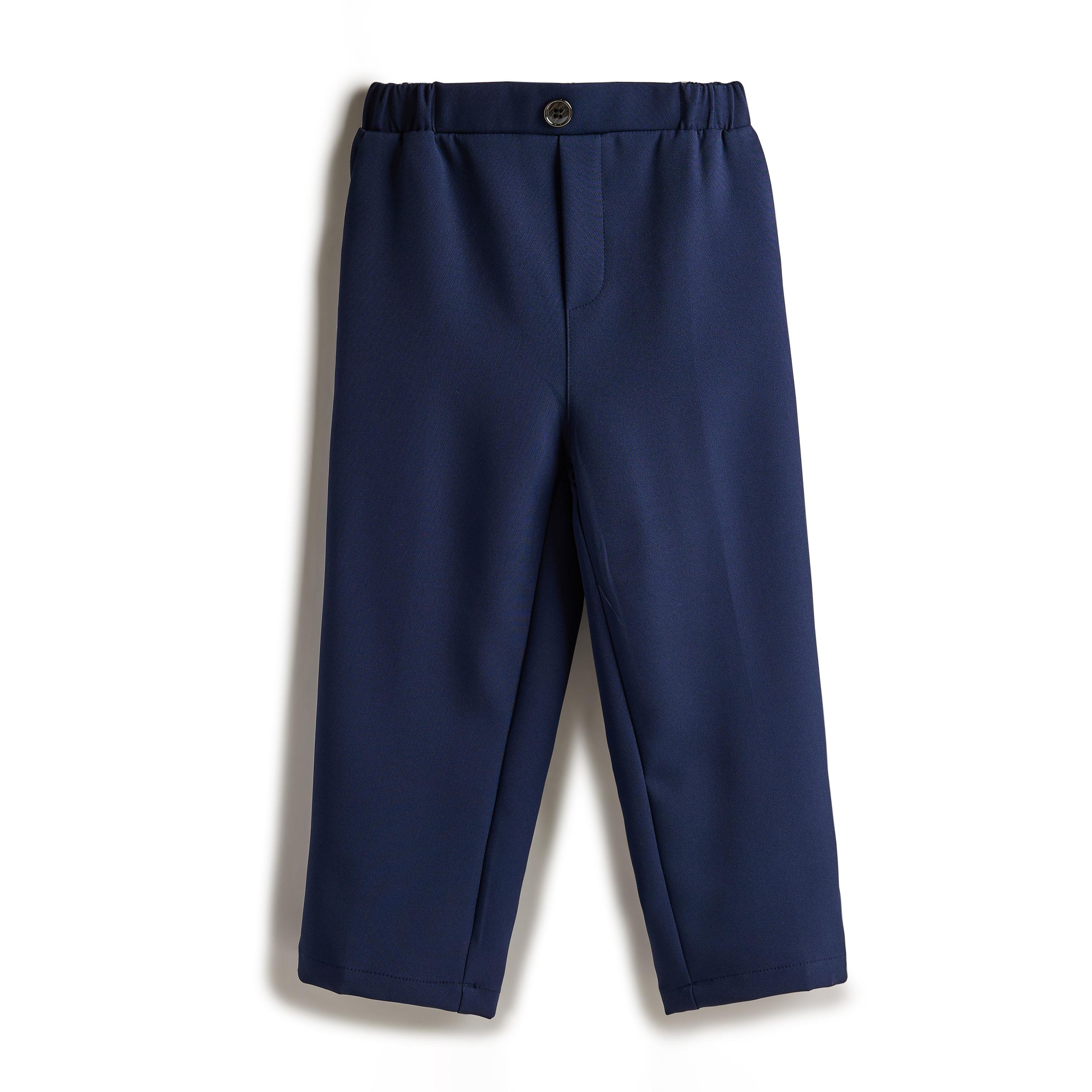قميص سادة بأكمام طويلة 3 قطع وبنطلون وصدرية من فيكتور اند جين-boys-clothing-setsandcoords-image-13
