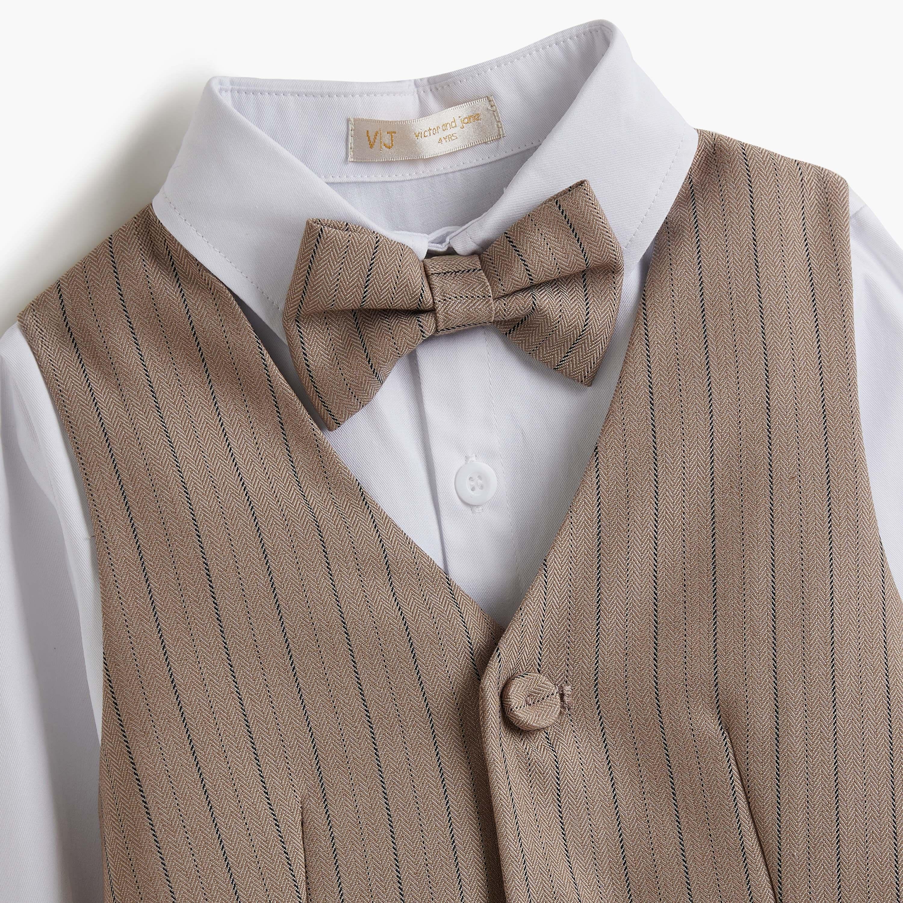 Victor and Jane 3-Piece Solid Long Sleeves Shirt, Pants with Waistcoat-boys-clothing-setsandcoords-image-11