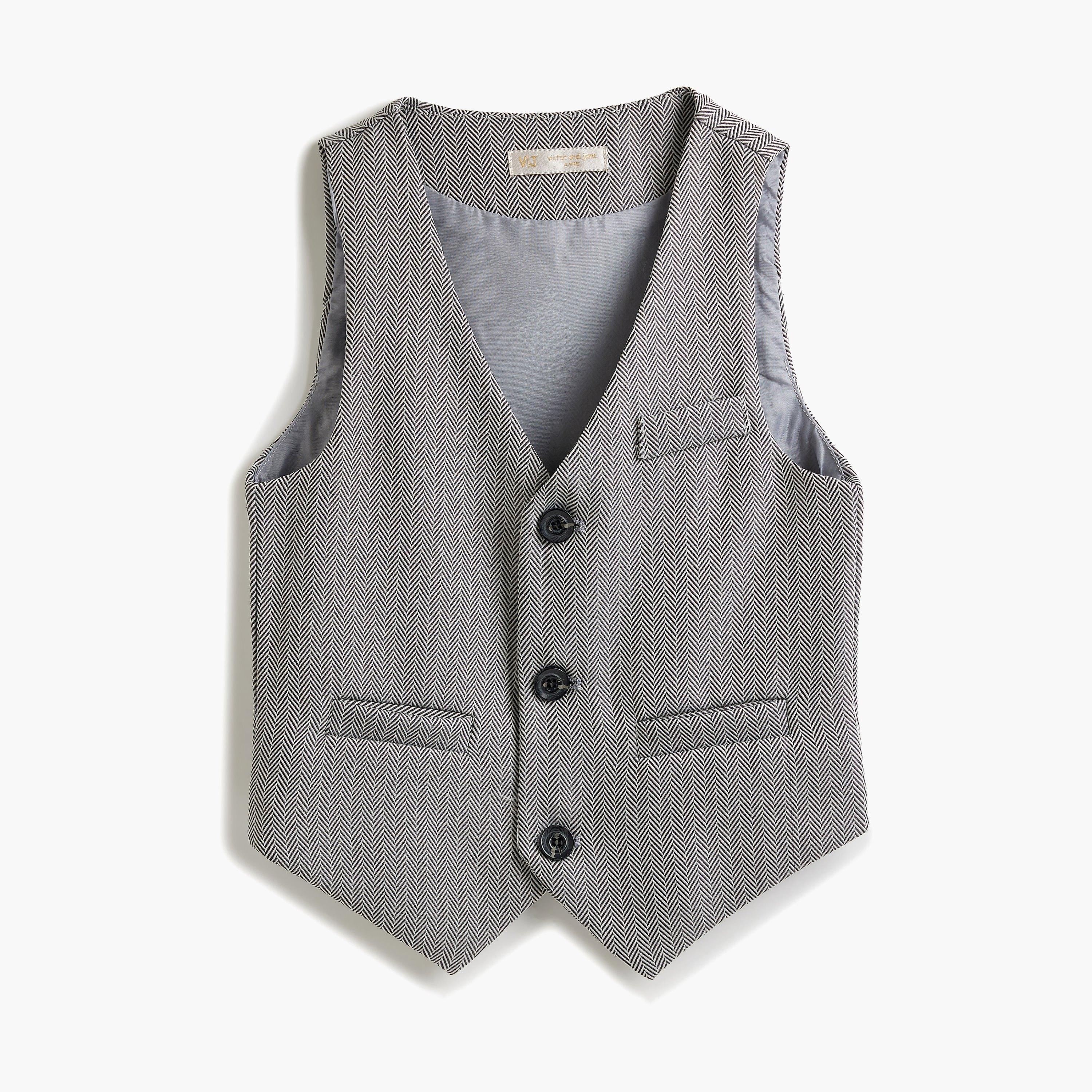 قميص سادة بأكمام طويلة 3 قطع وبنطلون وصدرية من فيكتور اند جين-boys-clothing-setsandcoords-image-11