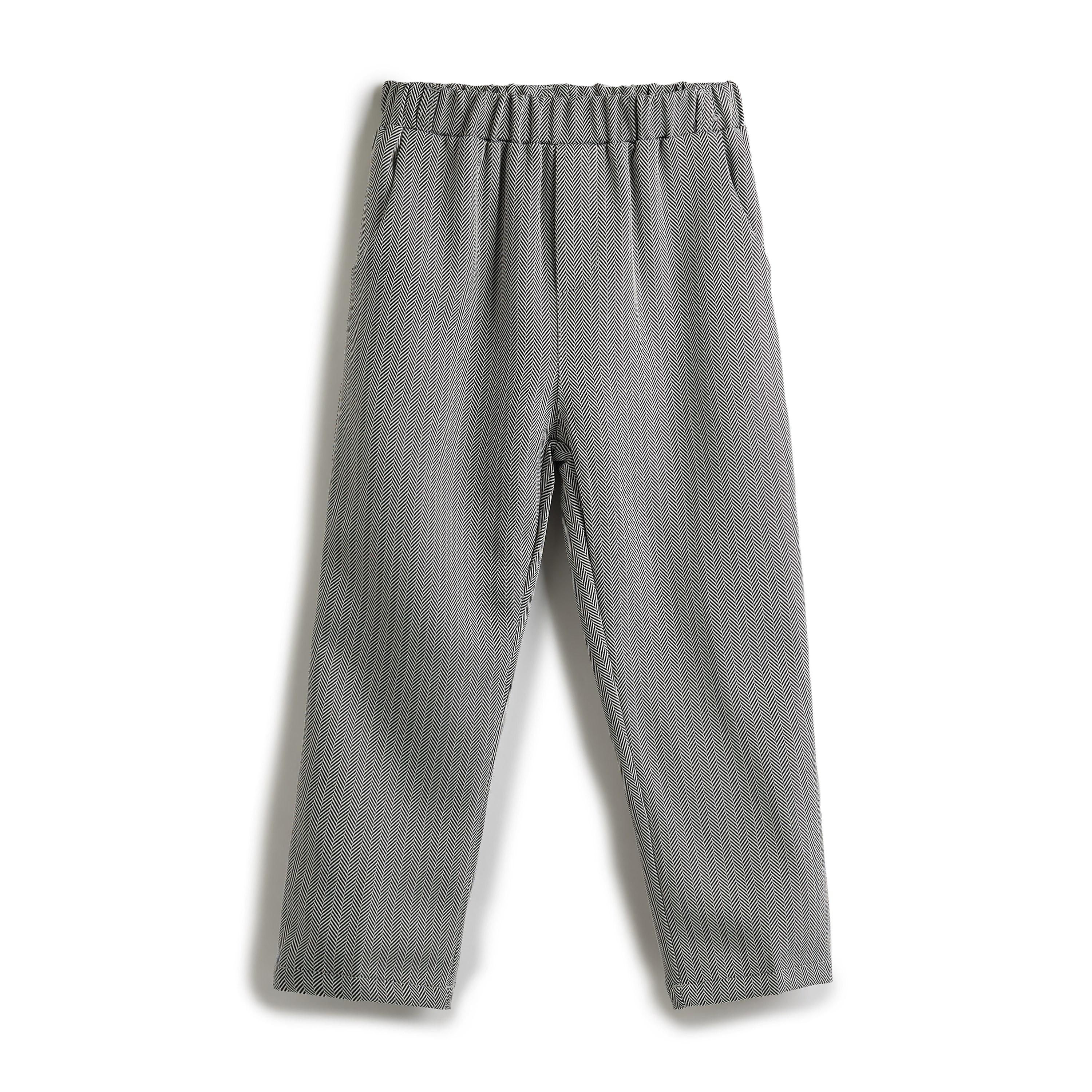 قميص سادة بأكمام طويلة 3 قطع وبنطلون وصدرية من فيكتور اند جين-boys-clothing-setsandcoords-image-12