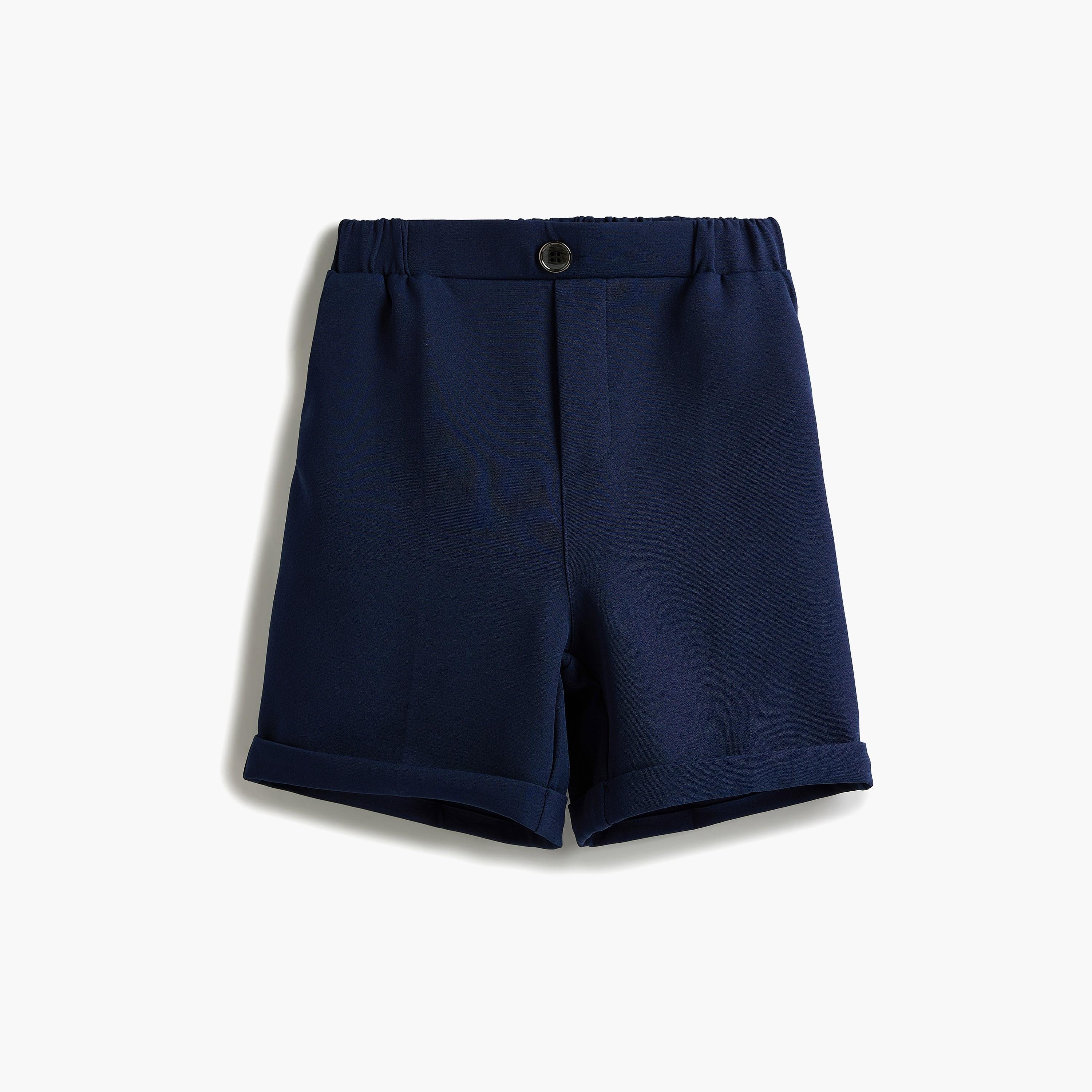 Victor and Jane 4-Piece Solid Short Sleeves Shirt, Shorts, Waistcoat with Tie-boys-clothing-setsandcoords-image-9