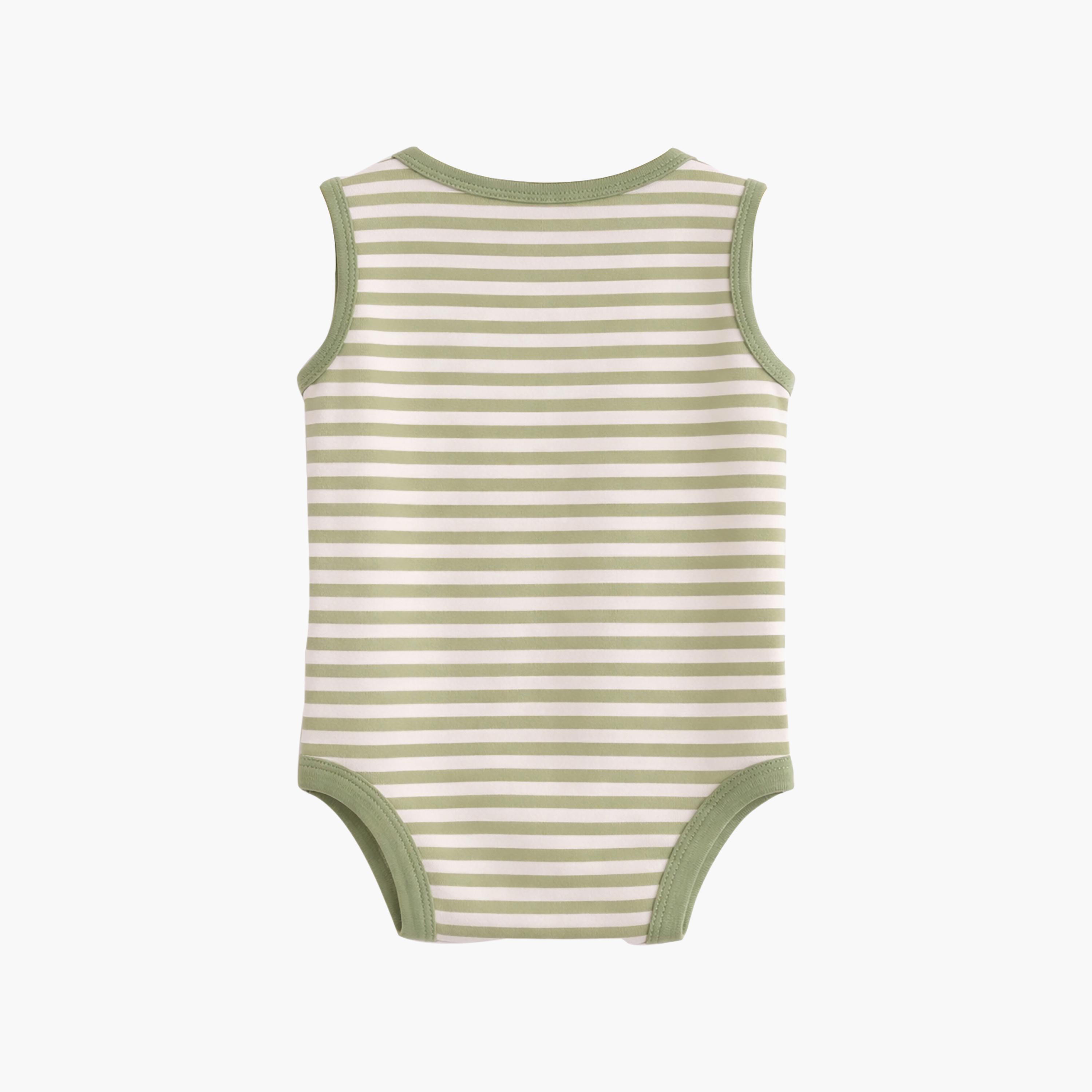 بودي سوت بدون أكمام بطبعة زرافة مكون من 3 قطع من فيكتور آند جين-baby-boys-clothing-bodysuits-image-6
