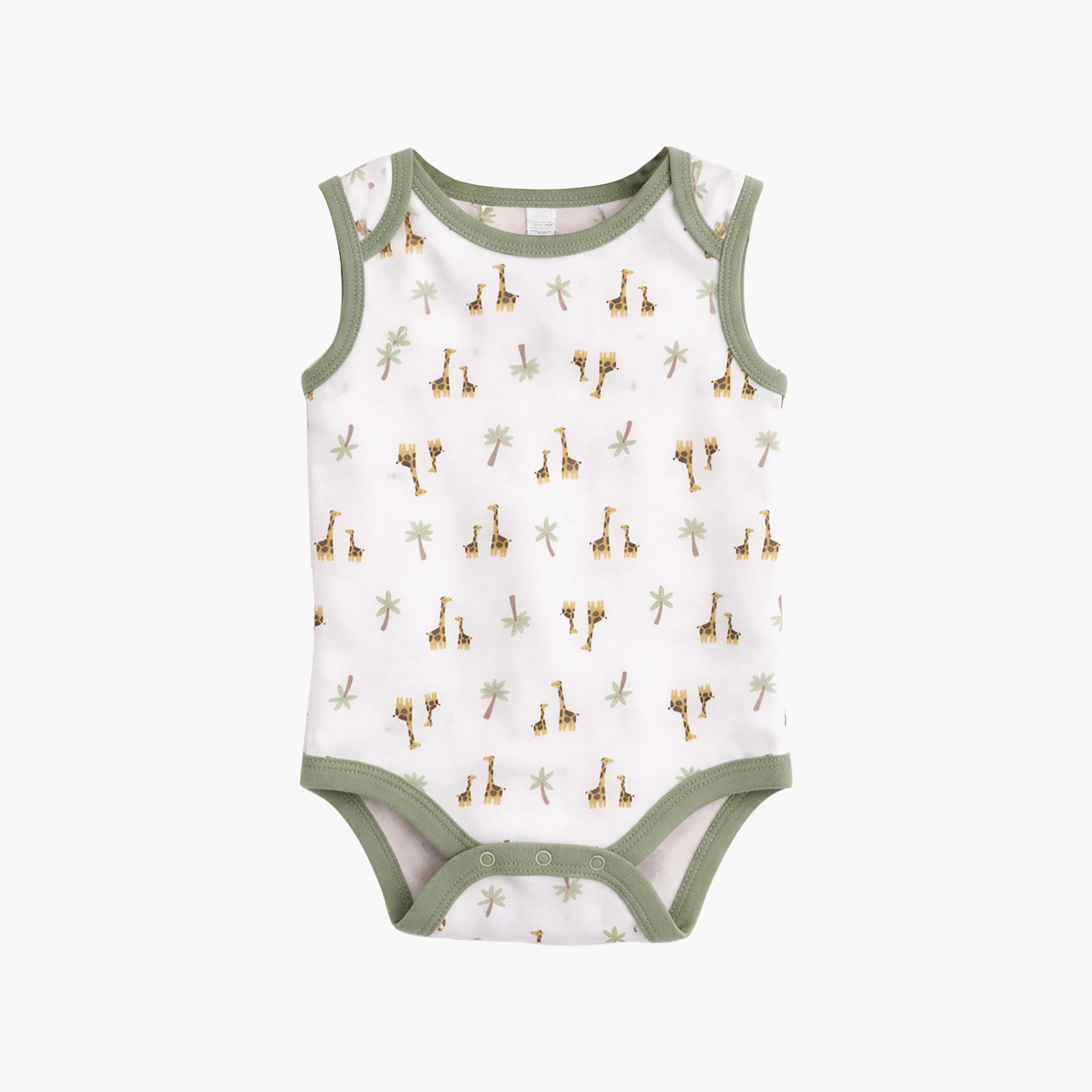 بودي سوت بدون أكمام بطبعة زرافة مكون من 3 قطع من فيكتور آند جين-baby-boys-clothing-bodysuits-image-7