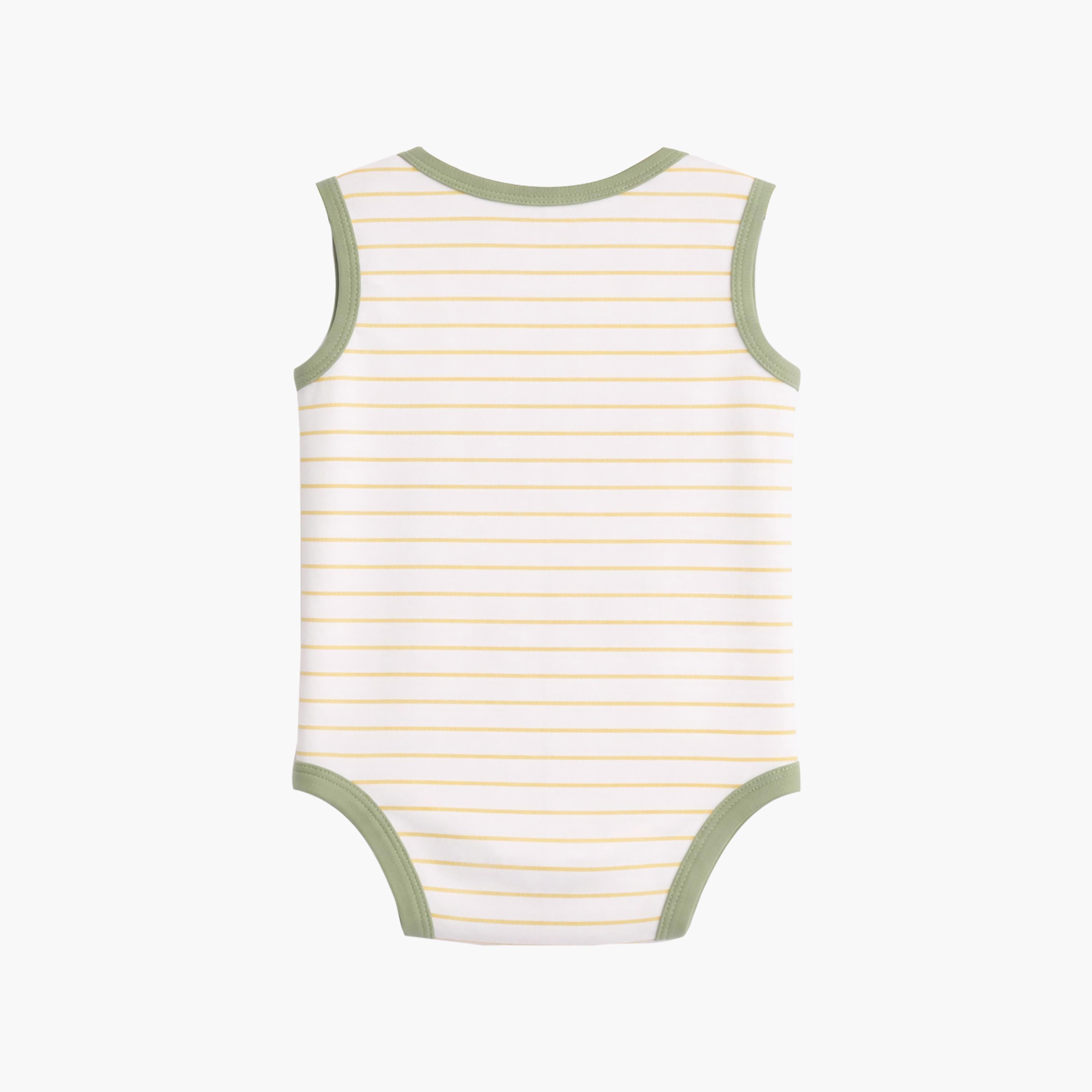 Victor and Jane 3-Piece Sleeveless Crocodile Printed Bodysuit-baby-boys-clothing-bodysuits-image-6