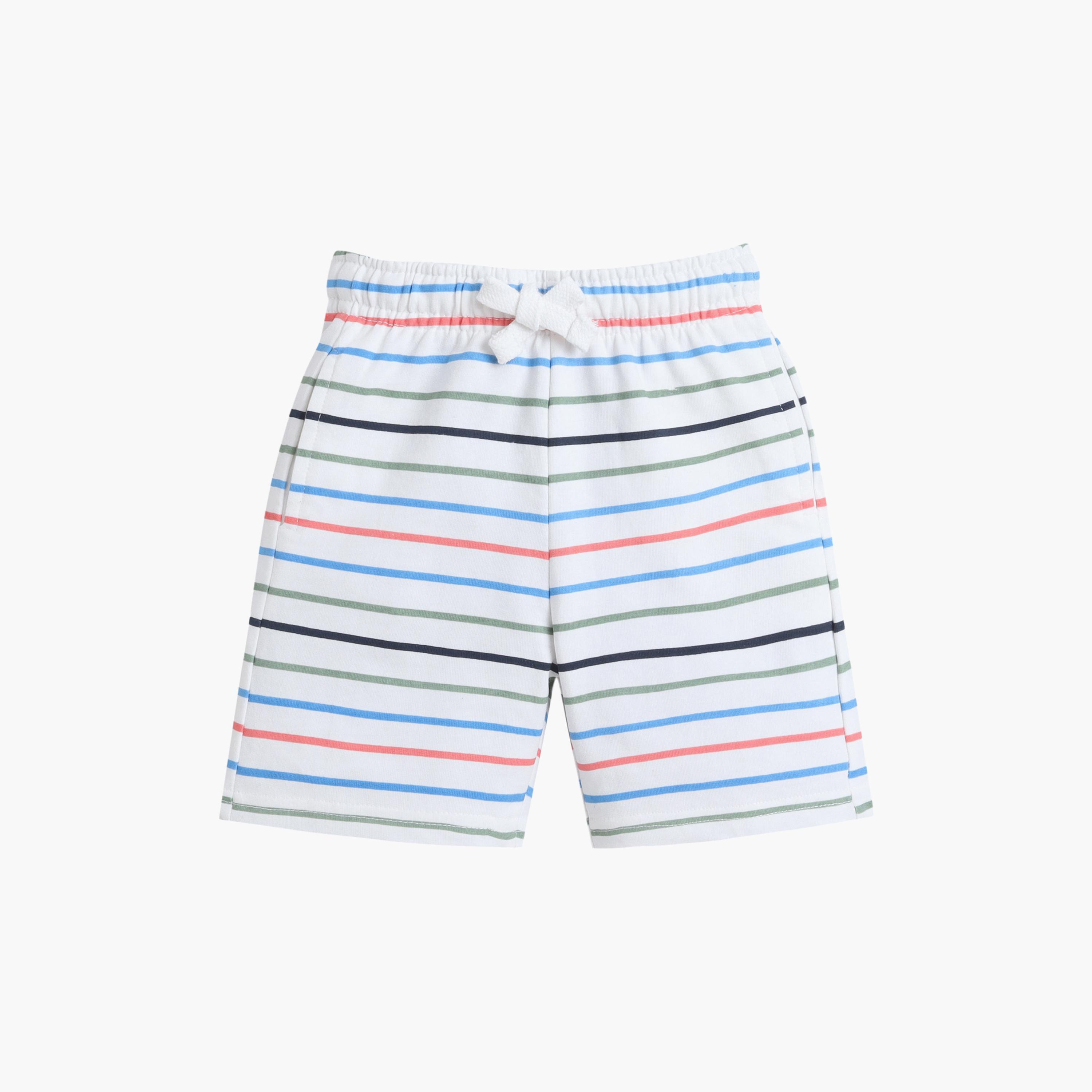 Victor and Jane 4-Piece Graphic Short Sleeves T-Shirts, Pants with Shorts-boys-clothing-setsandcoords-image-16