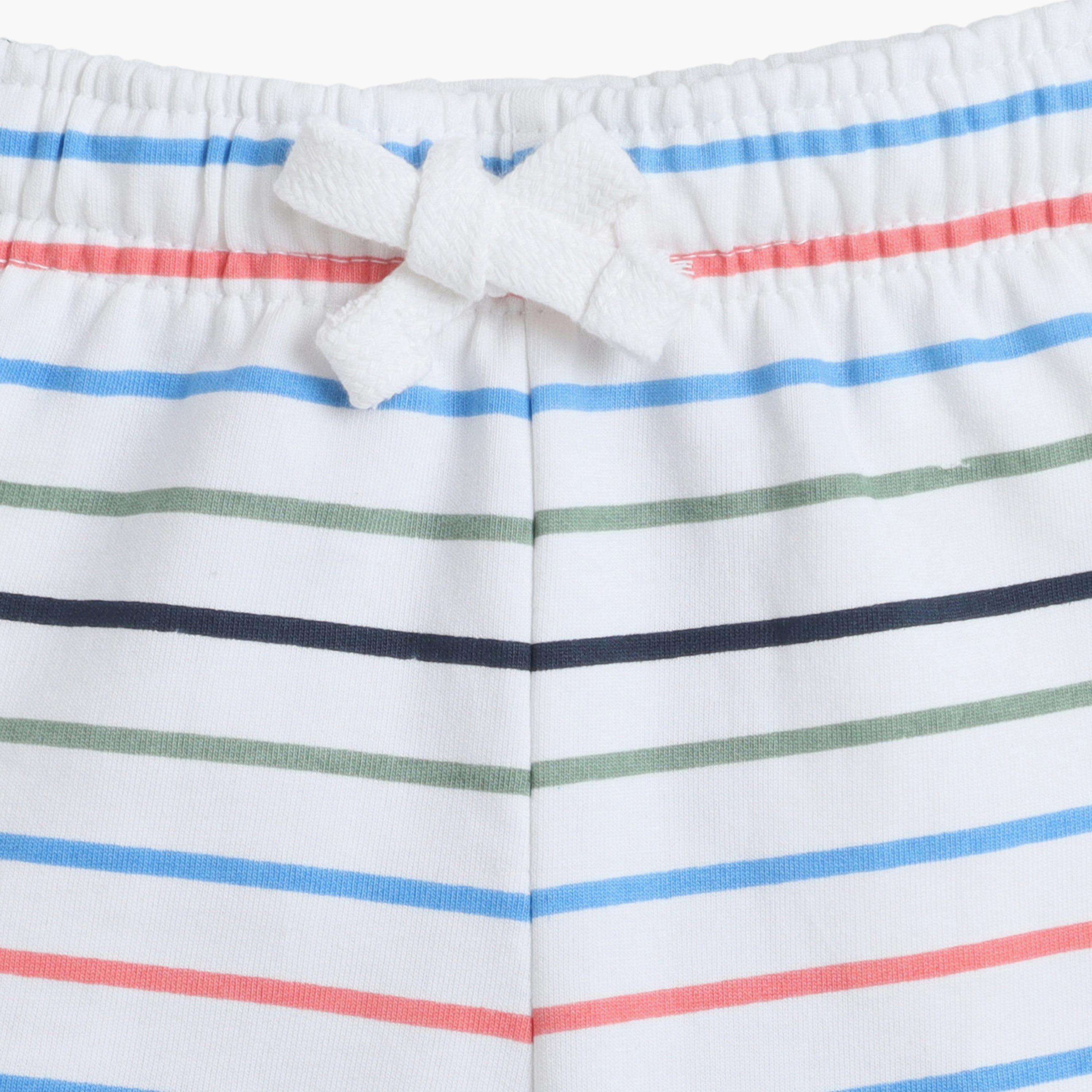 Victor and Jane 4-Piece Graphic Short Sleeves T-Shirts, Pants with Shorts-boys-clothing-setsandcoords-image-7