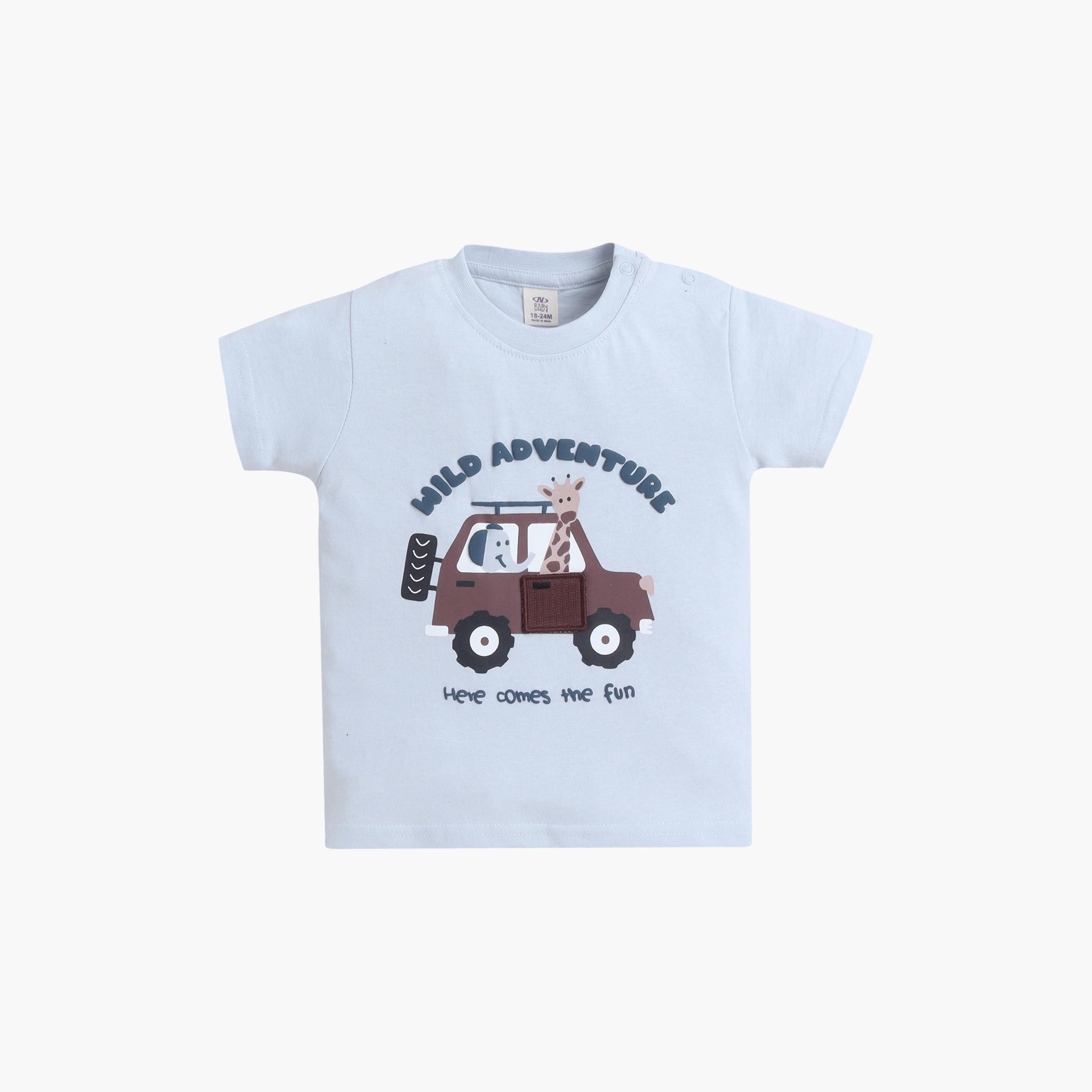 Victor and Jane Interactive Car Door Tee & Shorts Set-baby-boys-clothing-setsandcoords-image-2