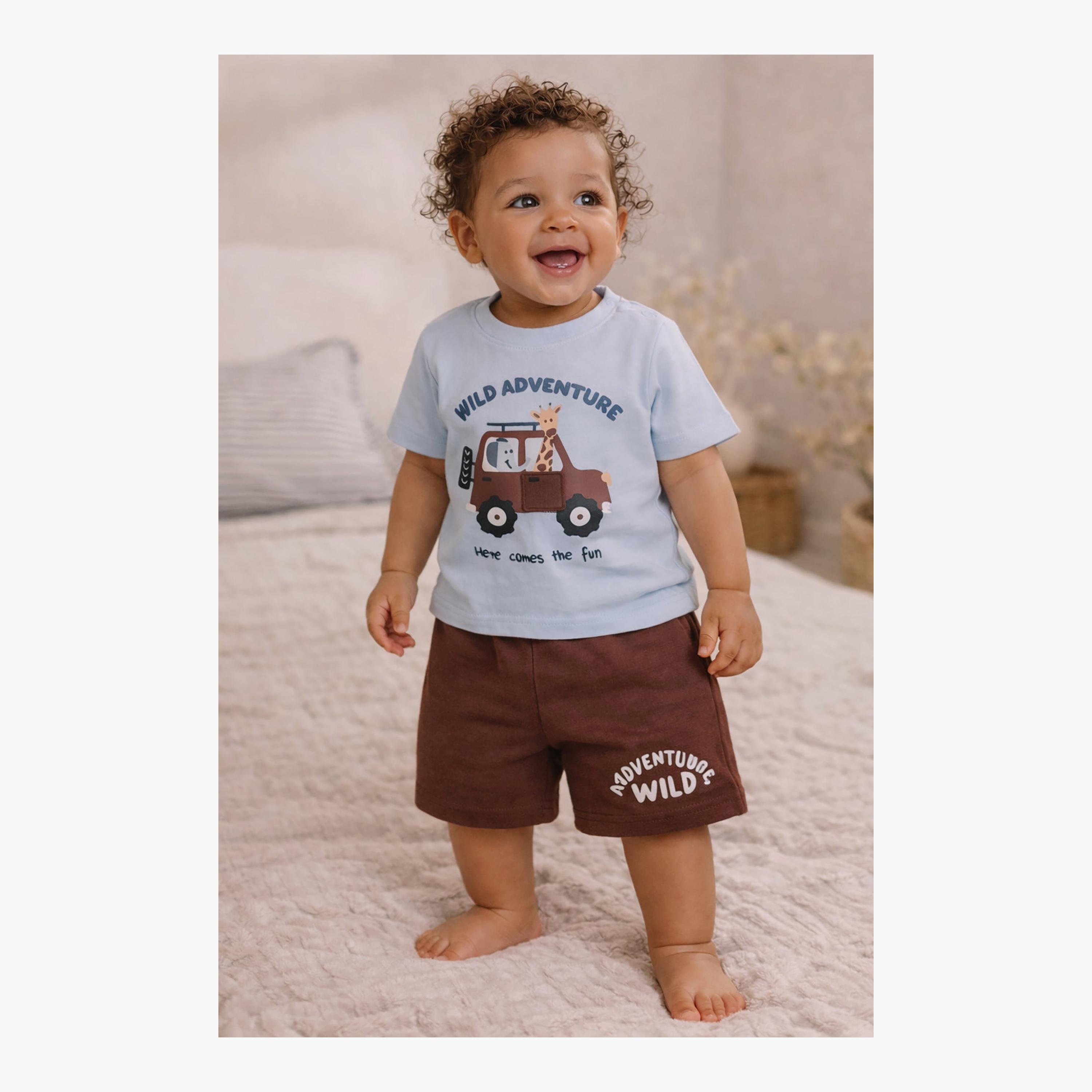 Victor and Jane Interactive Car Door Tee & Shorts Set-baby-boys-clothing-setsandcoords-image-4