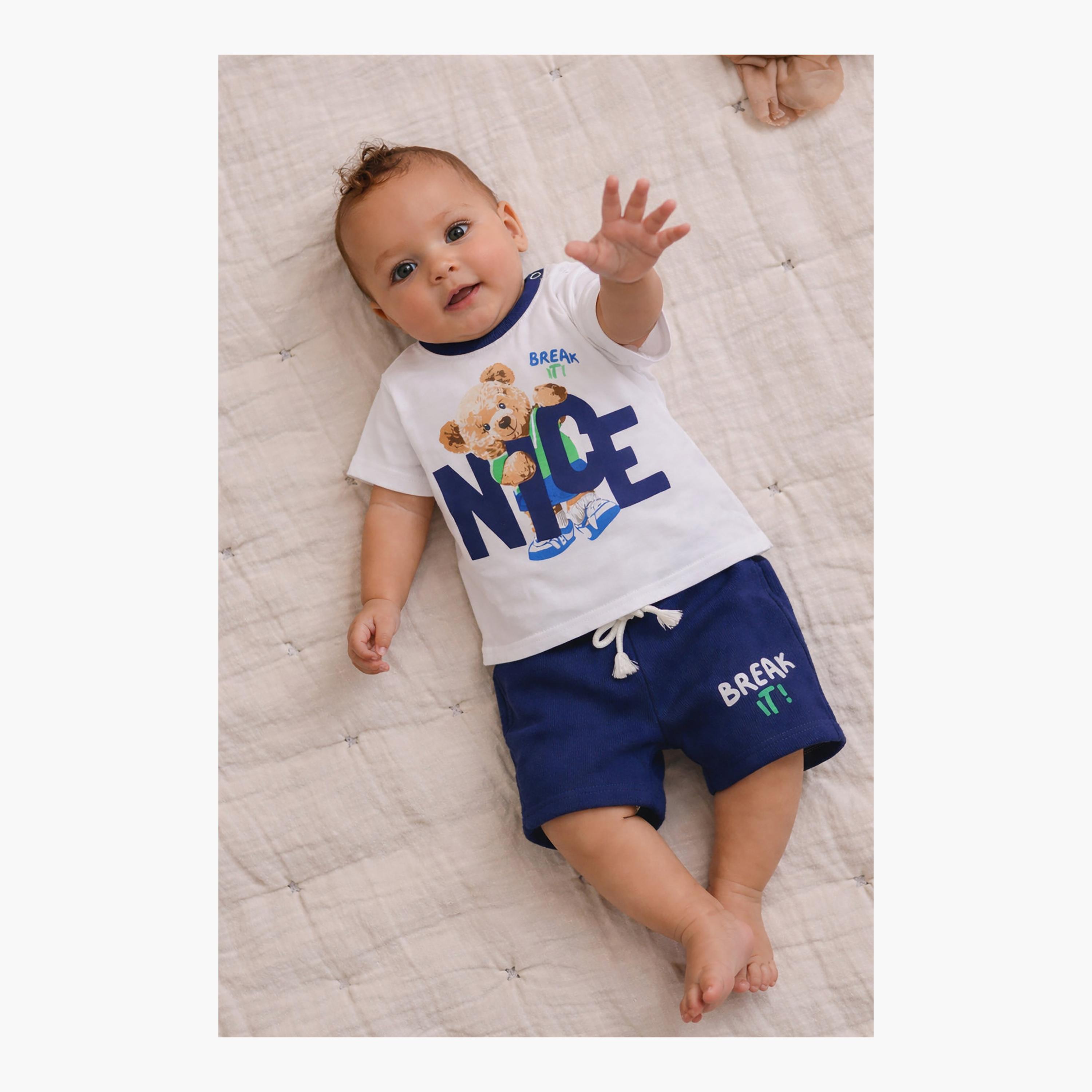 Victor and Jane Nice Graphic T-Shirt & Shorts Set-baby-boys-clothing-setsandcoords-image-4