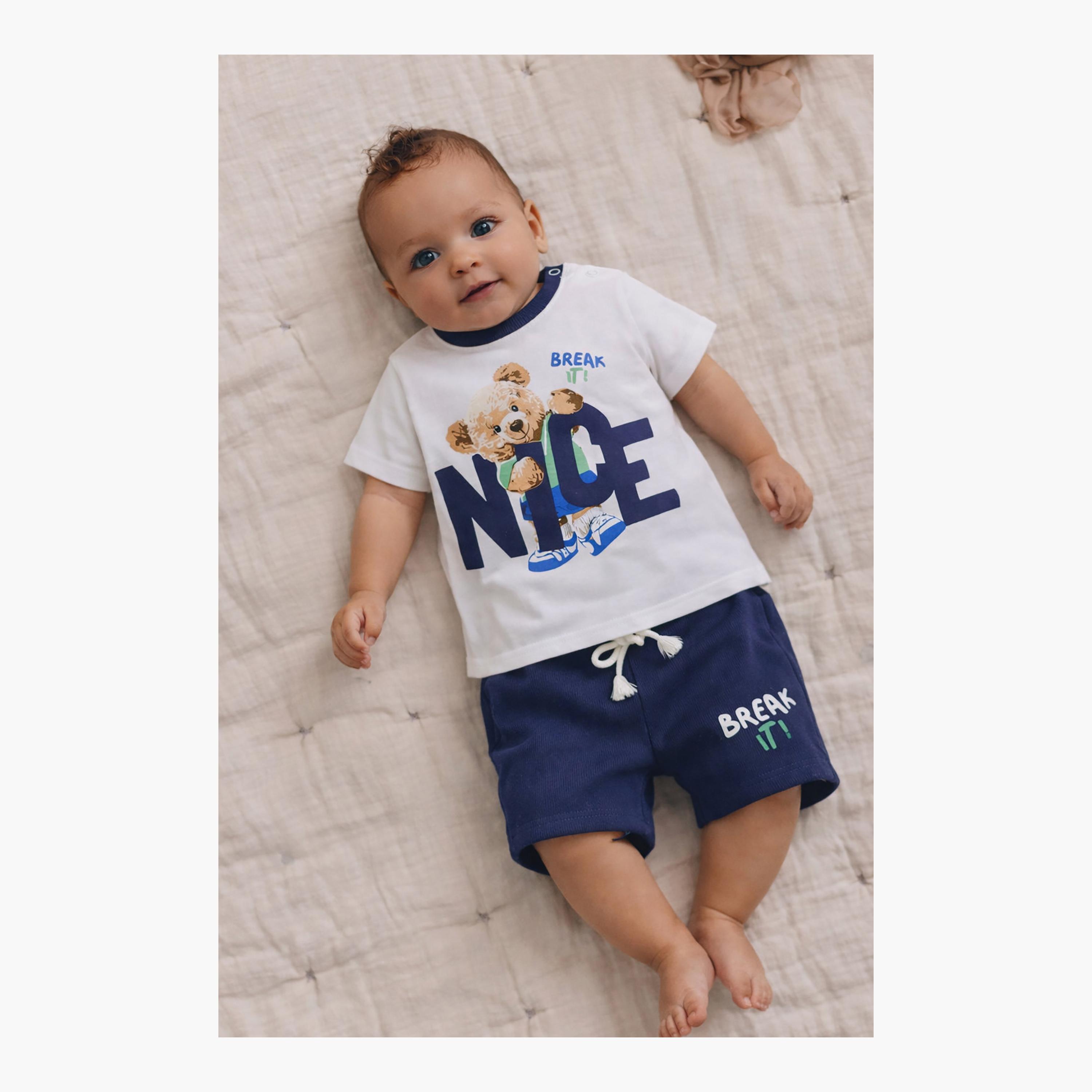 Victor and Jane Nice Graphic T-Shirt & Shorts Set-baby-boys-clothing-setsandcoords-image-5