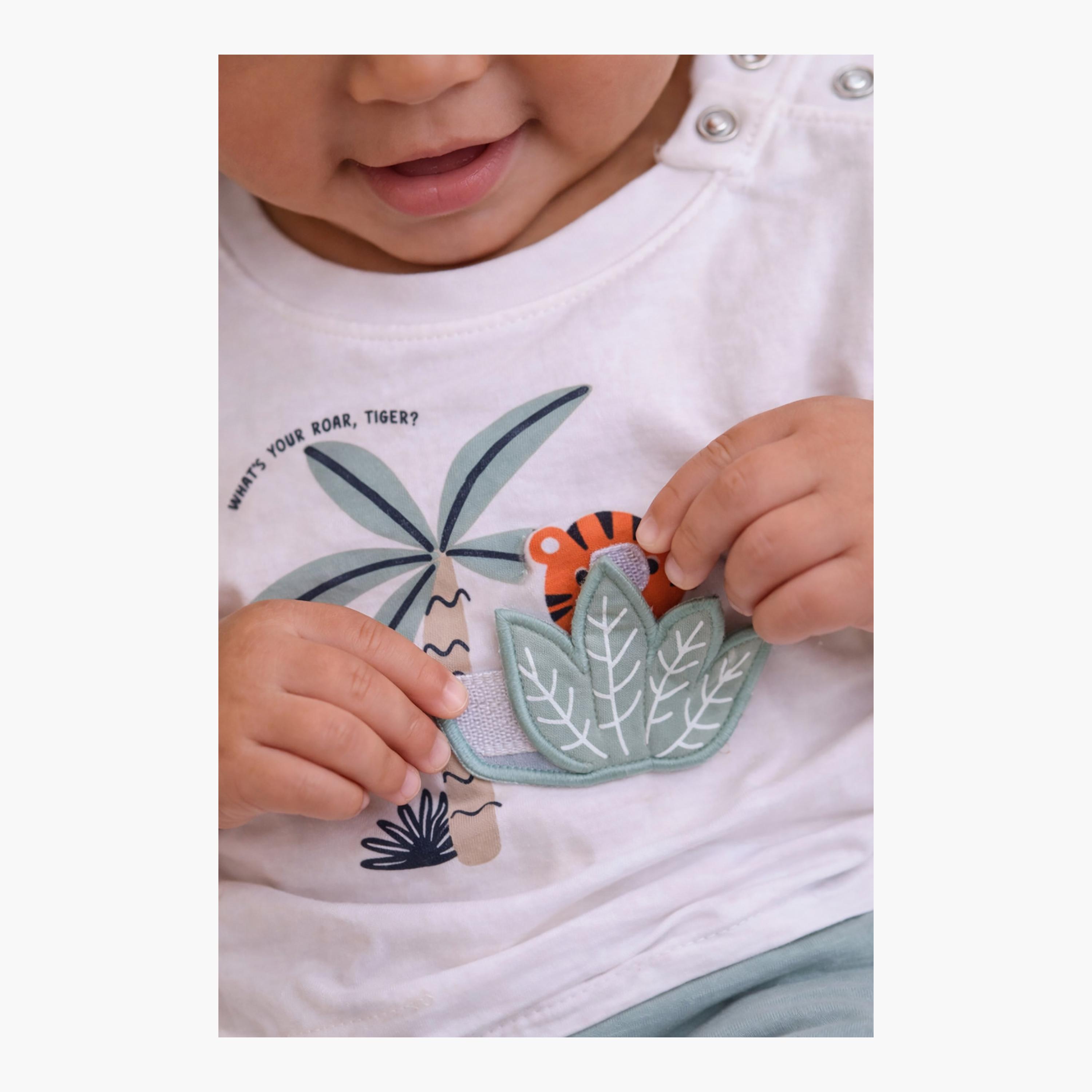 Victor and Jane Tropical Crocodile T-Shirt & Hero Jungle Joggers Set-boys-clothing-setsandcoords-image-6