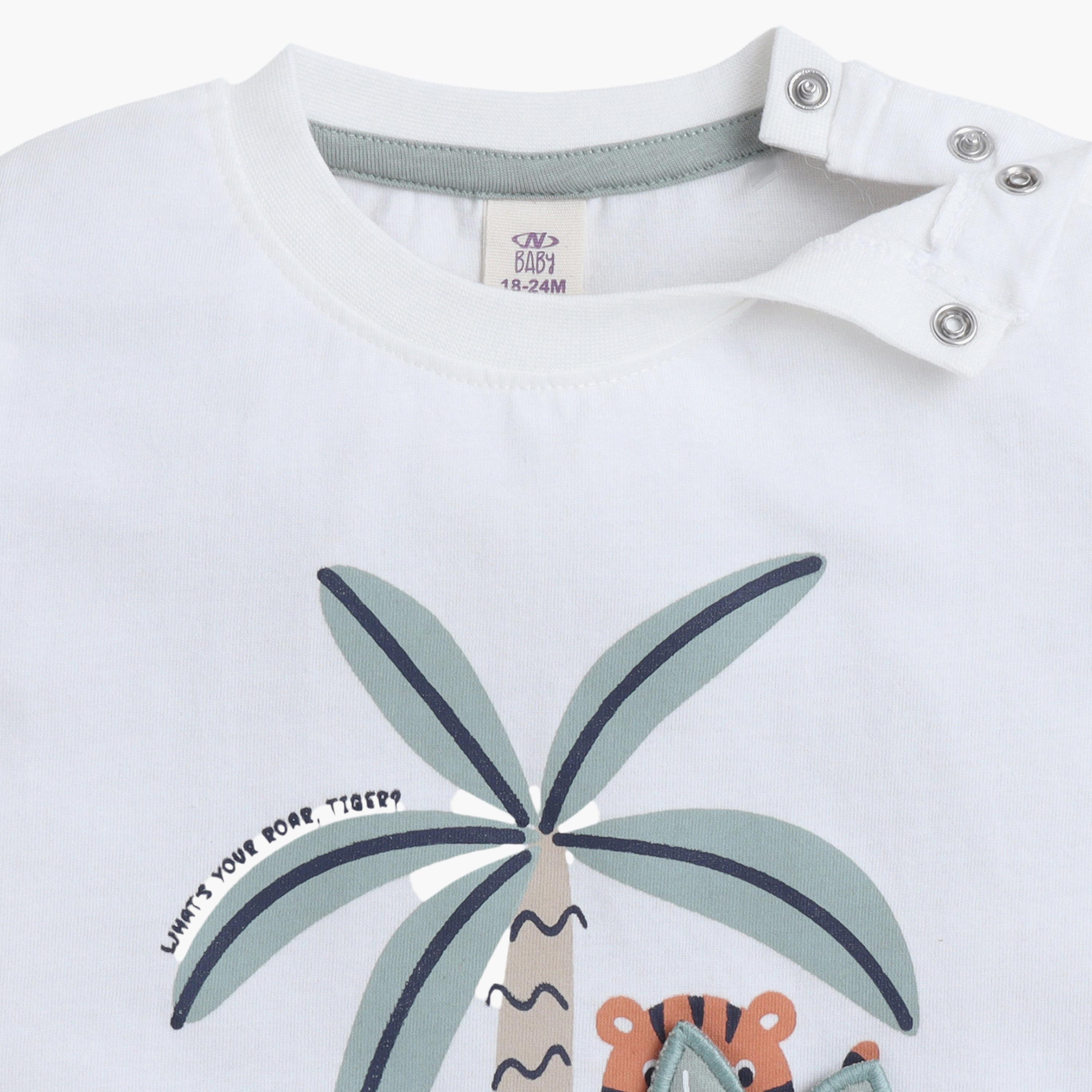 Victor and Jane Tropical Crocodile T-Shirt & Hero Jungle Joggers Set-boys-clothing-setsandcoords-image-7