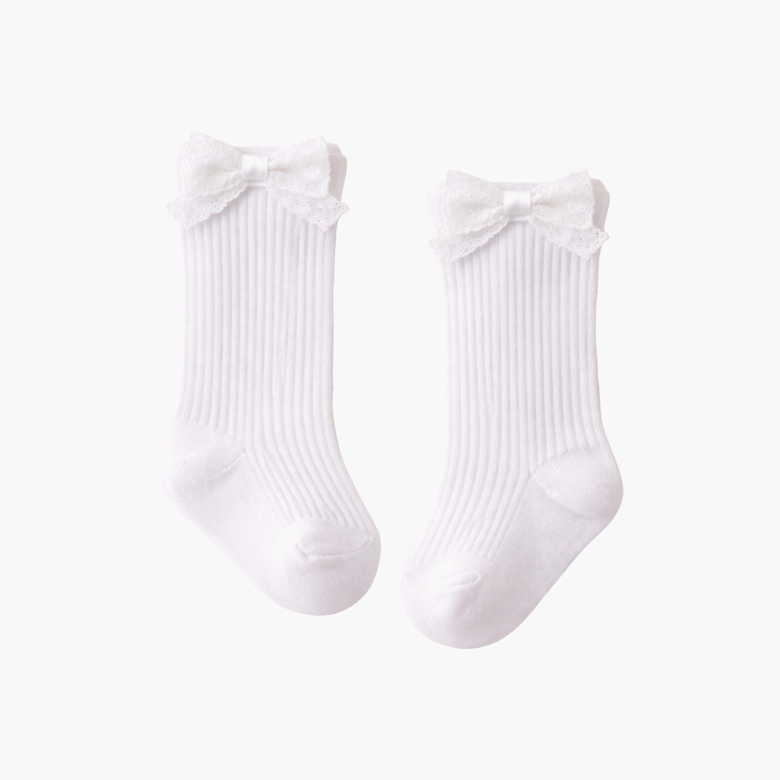 طقم رومبير بنقشة الزهور وأكمام قصيرة مكشكشة مع عصبة رأس وجوارب من فيكتور آند جين-baby-girls-clothing-rompers-image-8