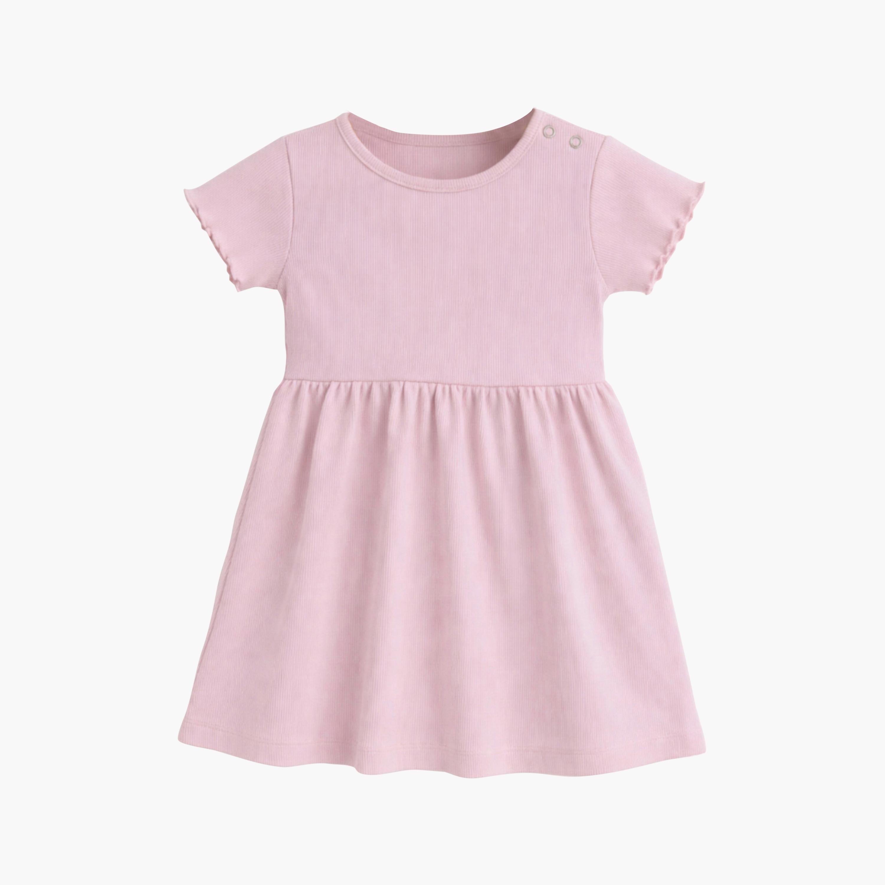 طقم فستان بطبعة زهور وتصميم مخطط قطعتين من فيكتور آند جين-baby-girls-clothing-dressesandjumpsuits-image-3