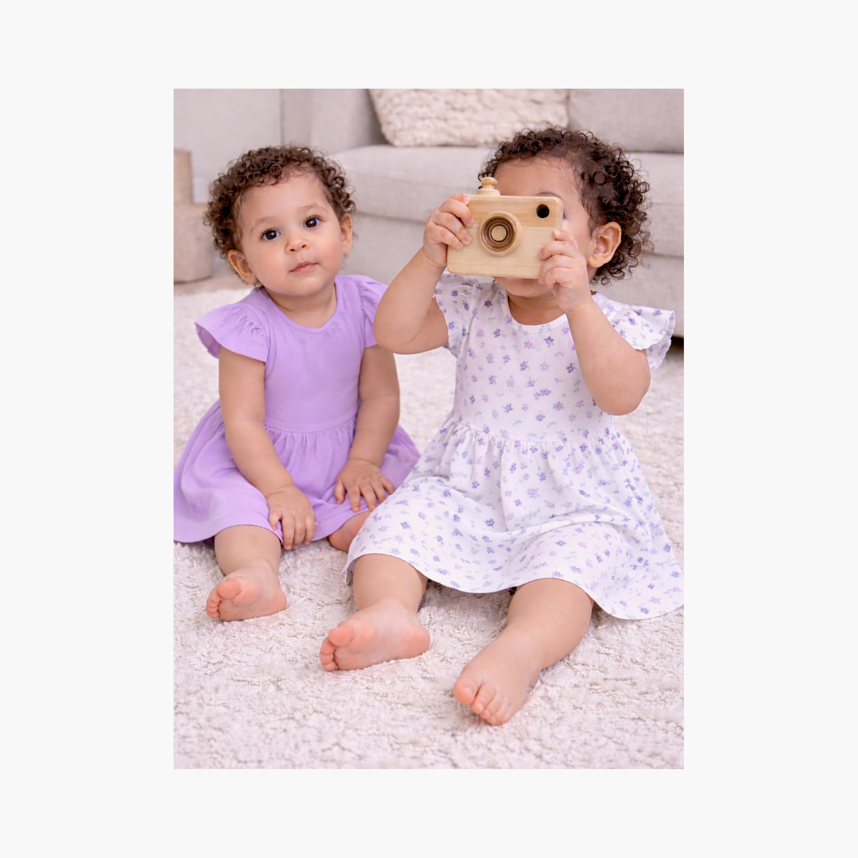 Victor and Jane 2-Piece Floral & Striped Dress Set-baby-girls-clothing-dressesandjumpsuits-image-6