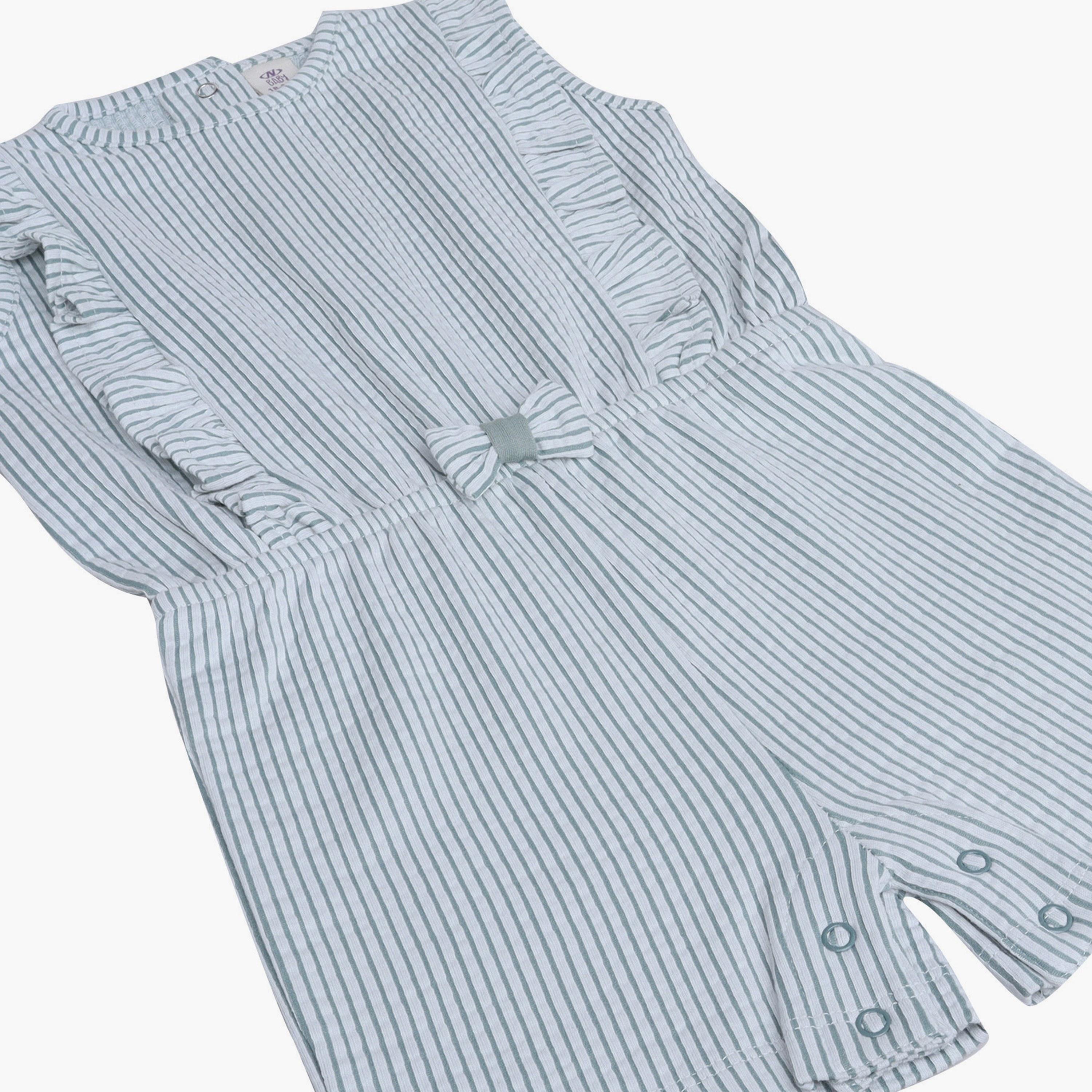 Victor and Jane Ruffle Sleeve Stripe Playsuit with Bow-baby-girls-clothing-dressesandjumpsuits-image-6
