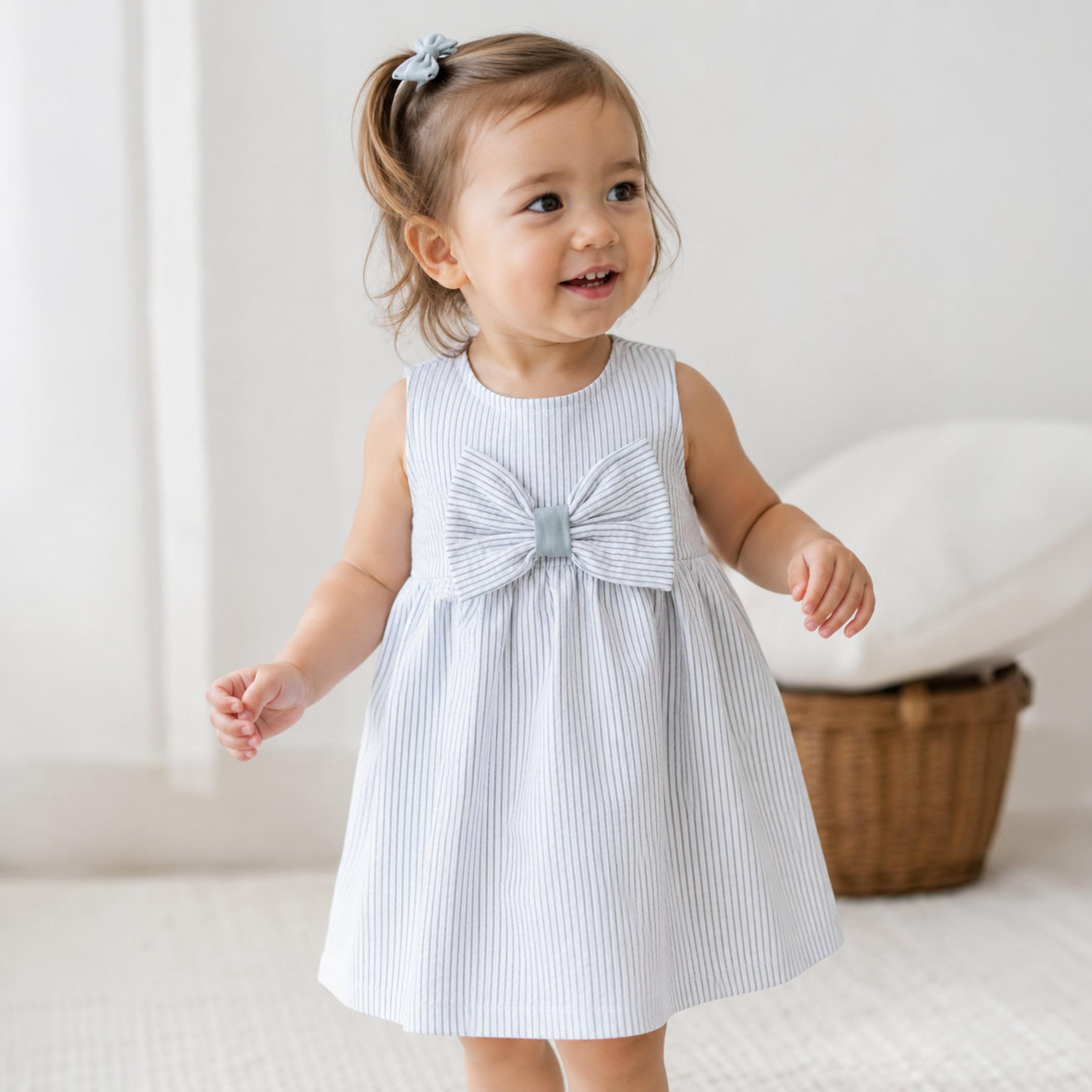 Victor and Jane Sleeveless Stripe Dress with Bow-baby-girls-clothing-dressesandjumpsuits-image-3