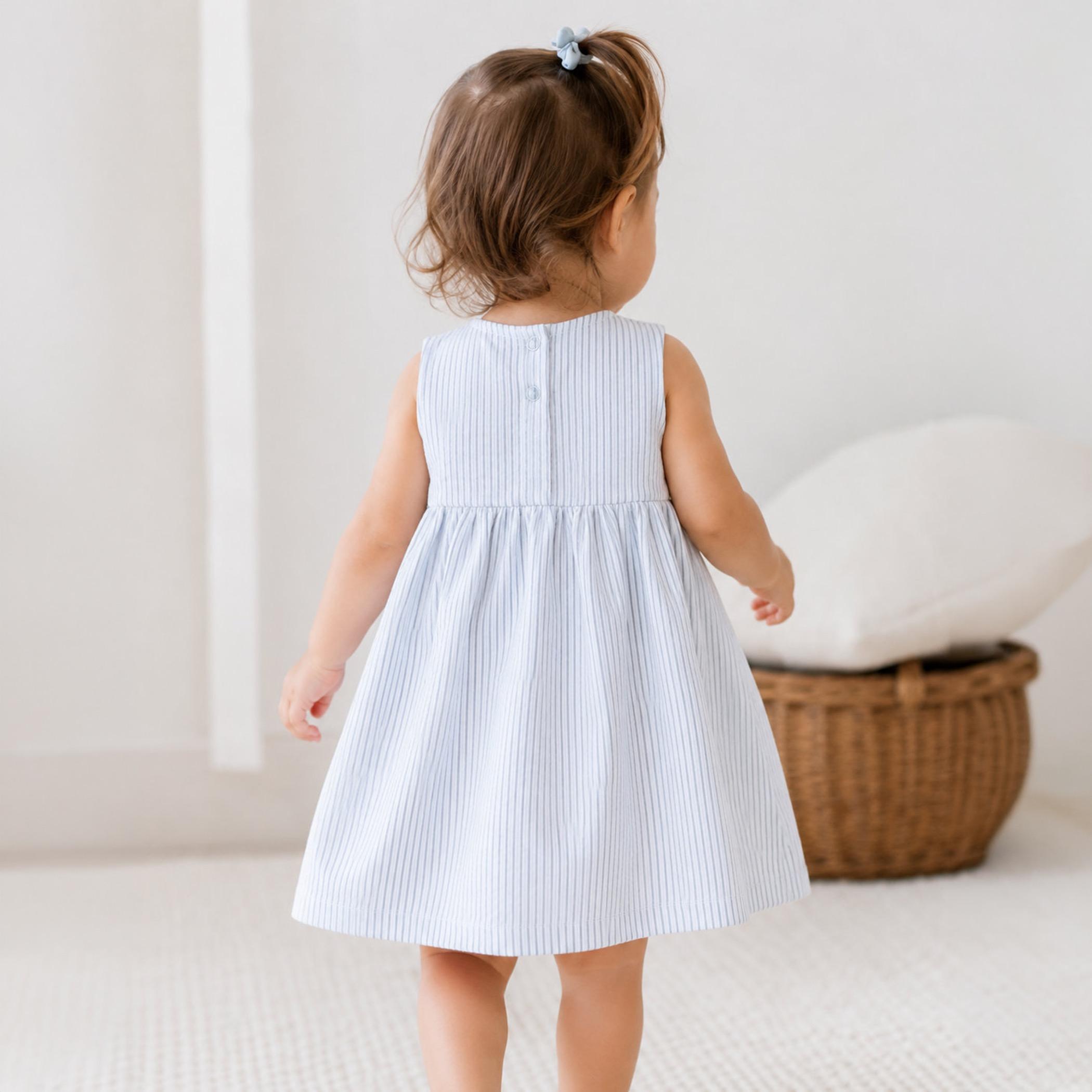Victor and Jane Sleeveless Stripe Dress with Bow-baby-girls-clothing-dressesandjumpsuits-image-4