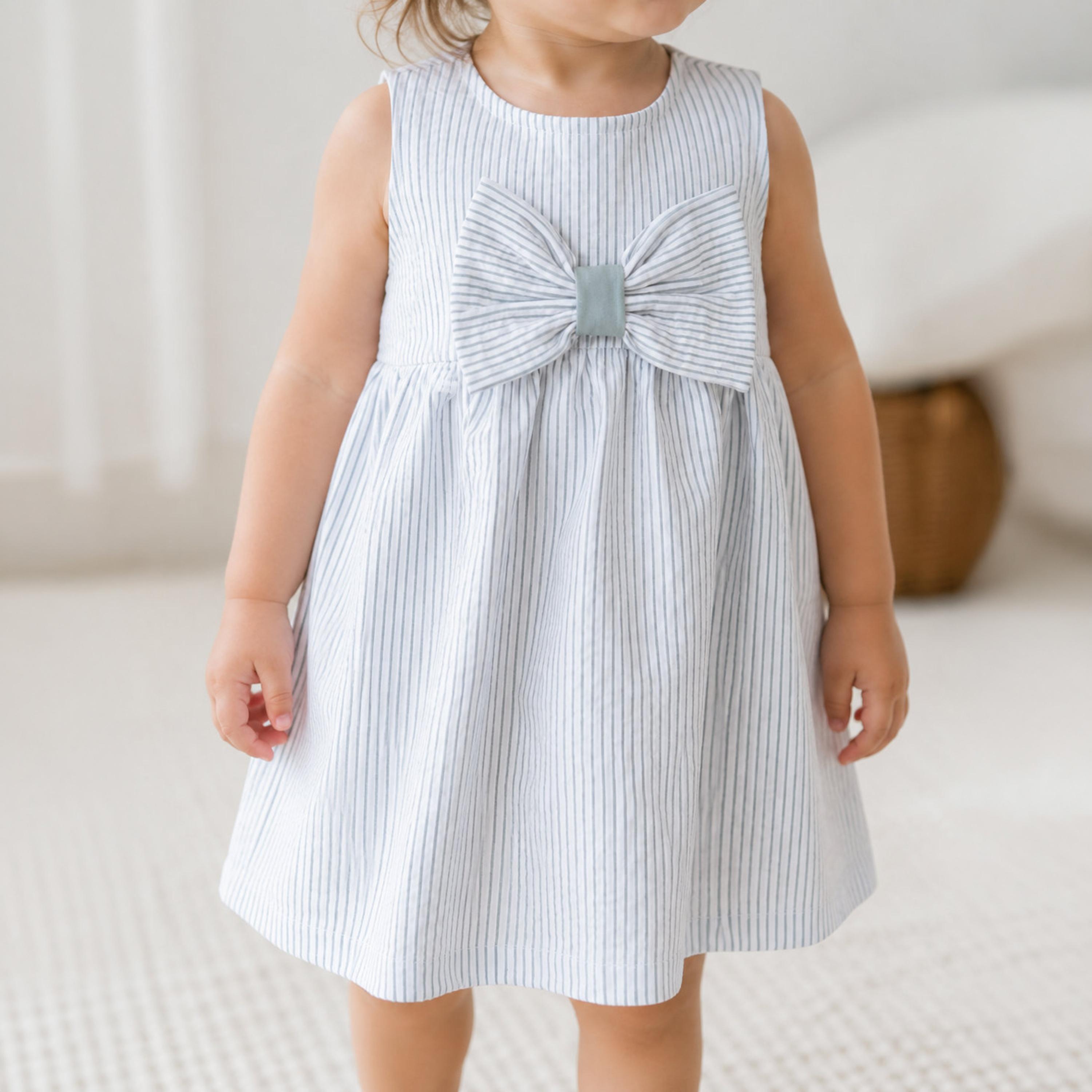 Victor and Jane Sleeveless Stripe Dress with Bow-baby-girls-clothing-dressesandjumpsuits-image-5