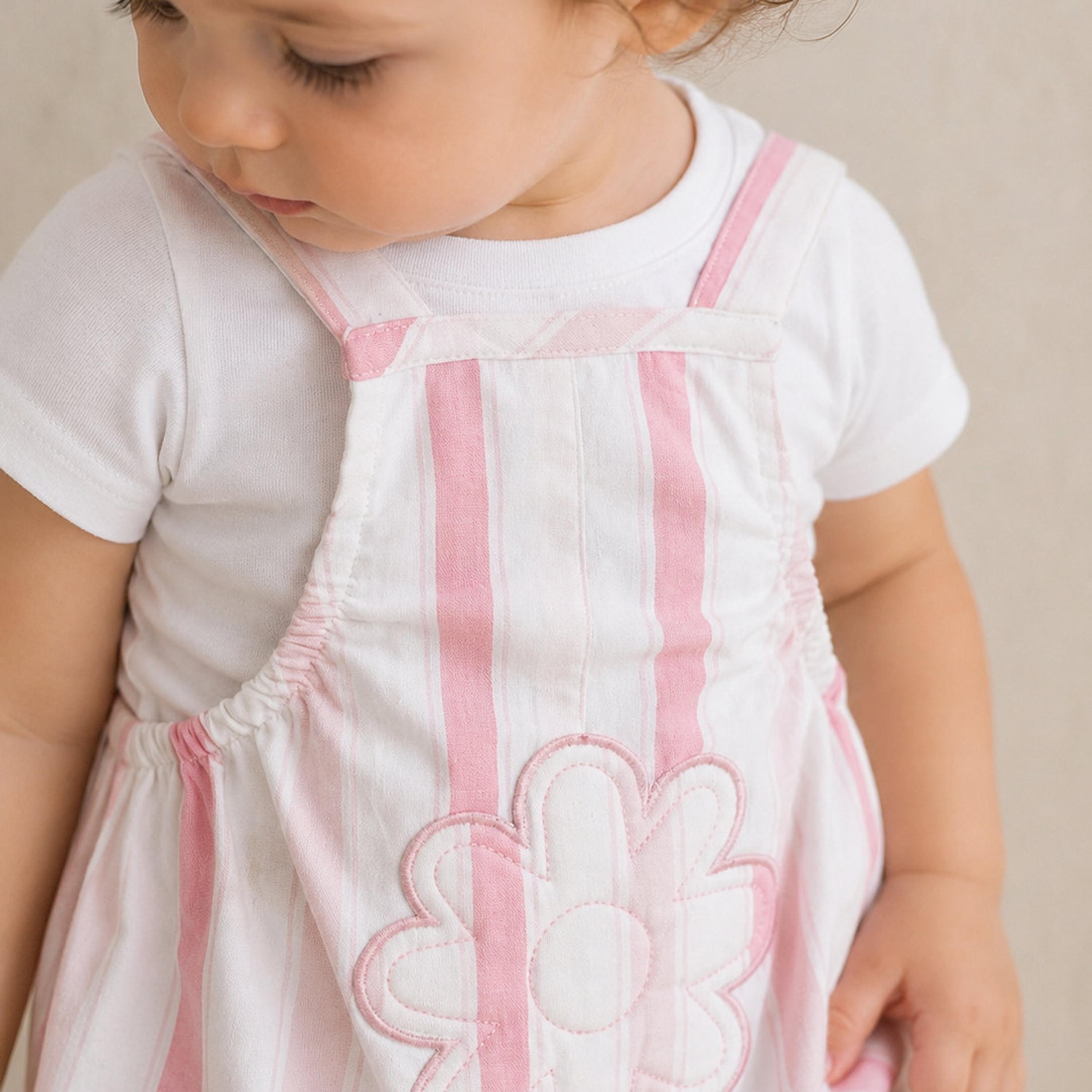 Victor and Jane Sleeveless Striped Dungaree & Bodysuit Set-baby-girls-clothing-setsandcoords-image-6
