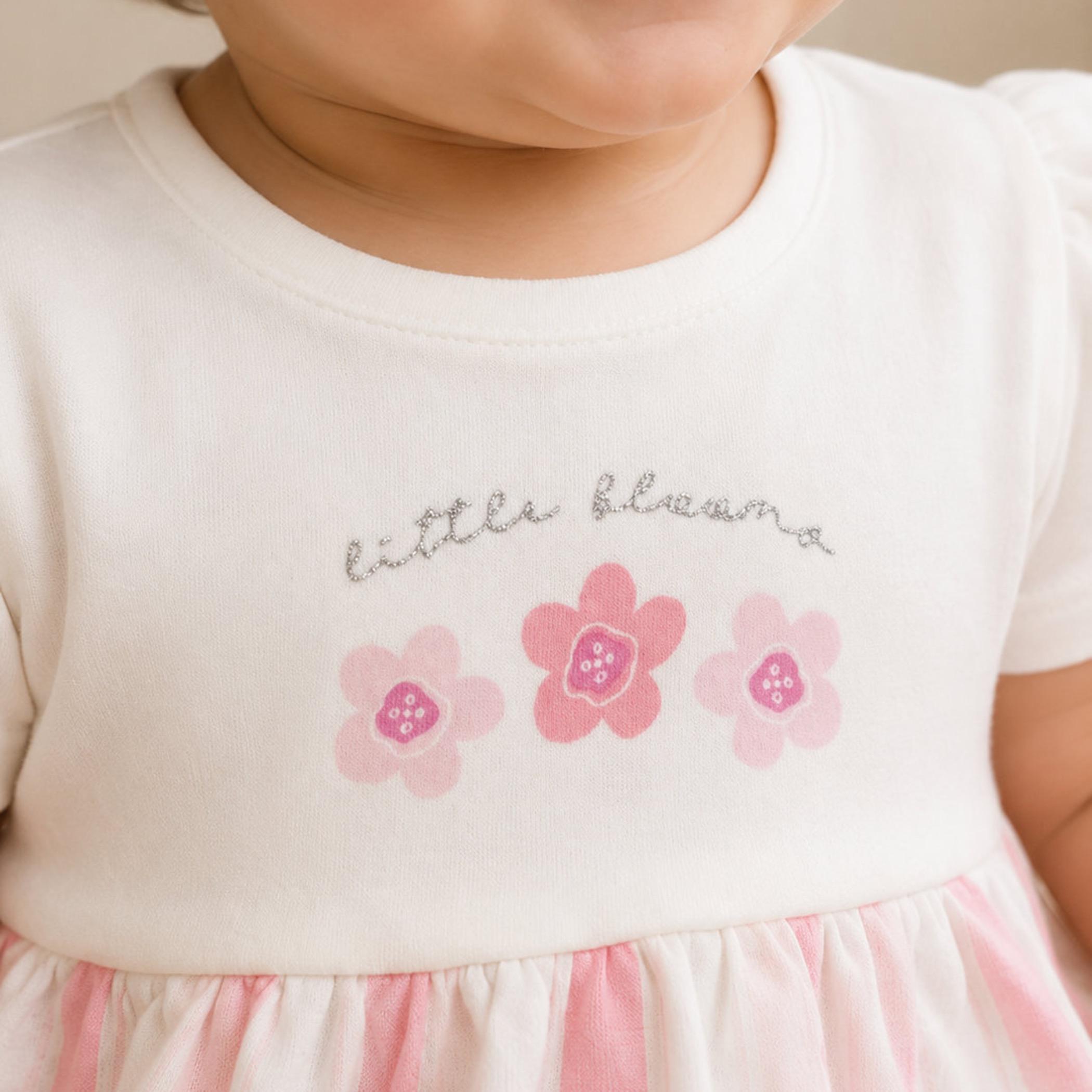 Victor and Jane Short Sleeves Yoke Bubble Romper-baby-girls-clothing-rompers-image-6