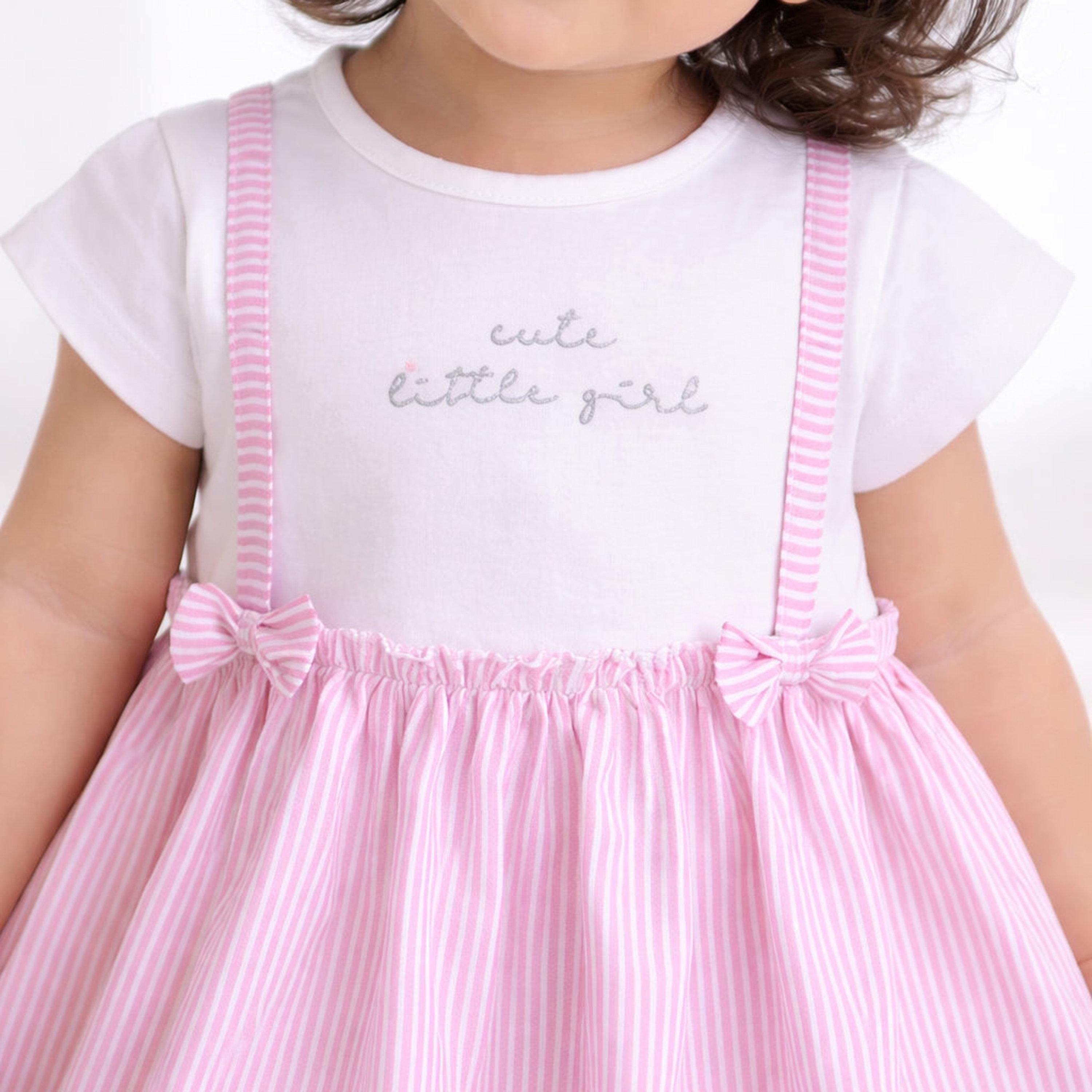 Victor and Jane Short Sleeves Stripped Dress-baby-girls-clothing-dressesandjumpsuits-image-3